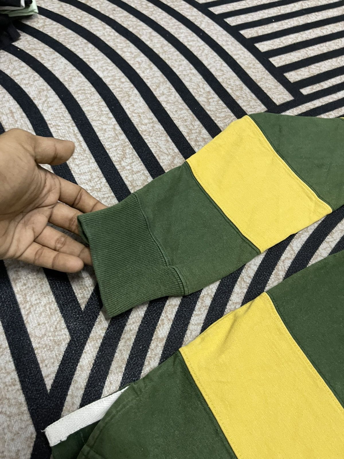 Polo Ralph Lauren 1990 POLO RALPH LAUREN STRIPES KANYE WEST STYLE POLO SHIRT Size US M / EU 48-50 / 2 - 8 Thumbnail