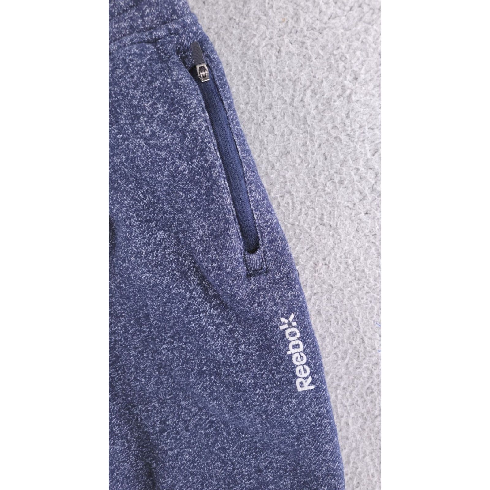 Reebok Reebok Jogger Pants Mens M Blue Skinny Tapered Sweatpants Regular Waist 32 Activewear Pants Mens Blue Jogger Reebok Skinny Tapered Sweatpants Size US 31 - 3 Thumbnail