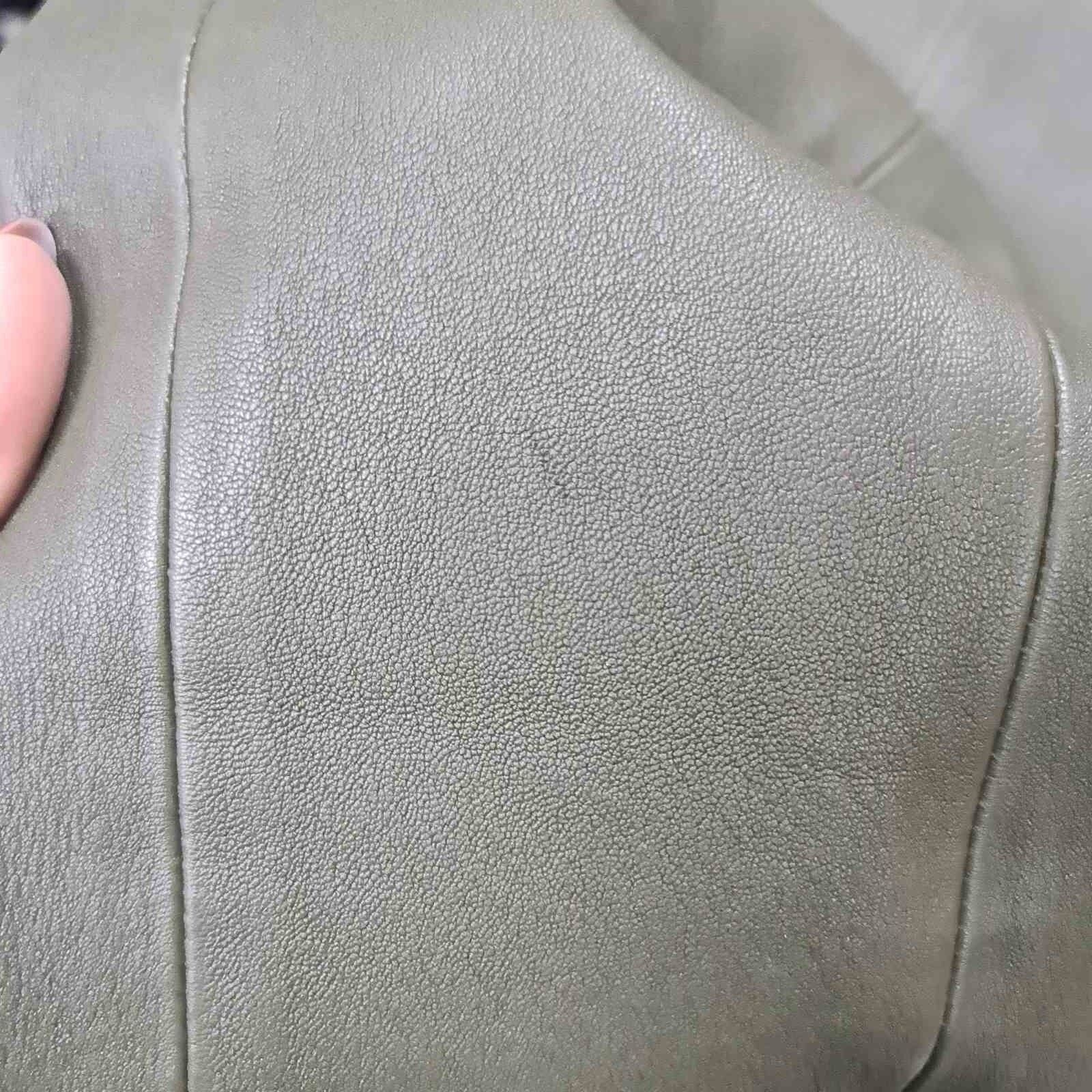 Balmain NWT Balmain Khaki Leather Slim Pants Sz.42 Size 30" / US 8 / IT 44 - 8 Thumbnail