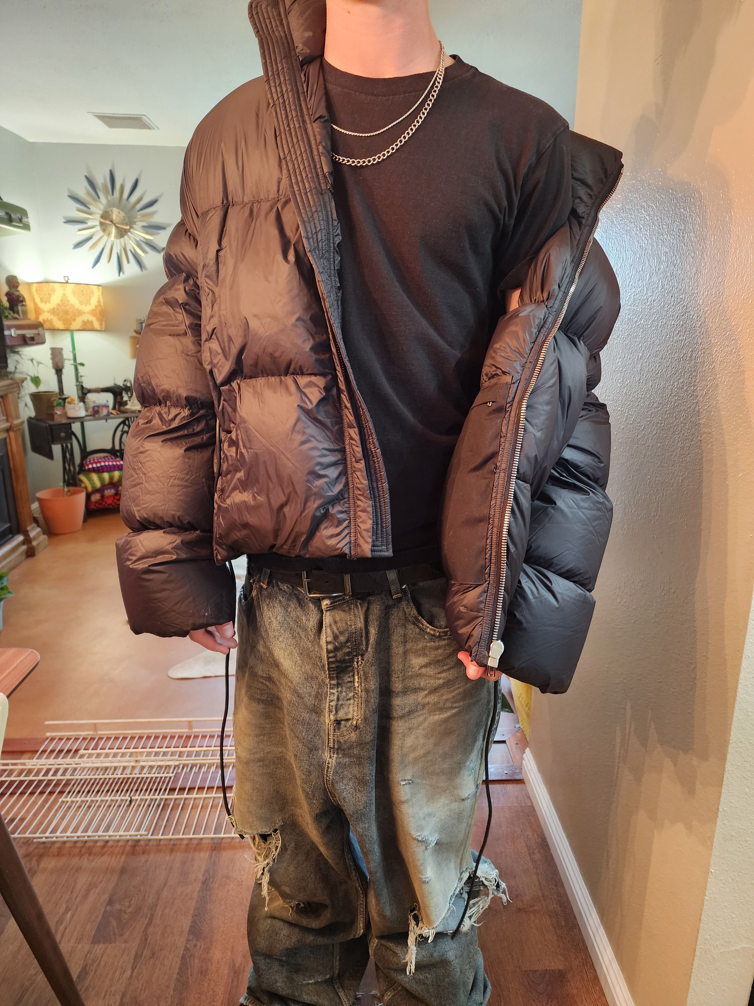 Rick Owens Rick Owens Sail Duvet Puffer Jacket Size US M / EU 48-50 / 2 - 1 Thumbnail