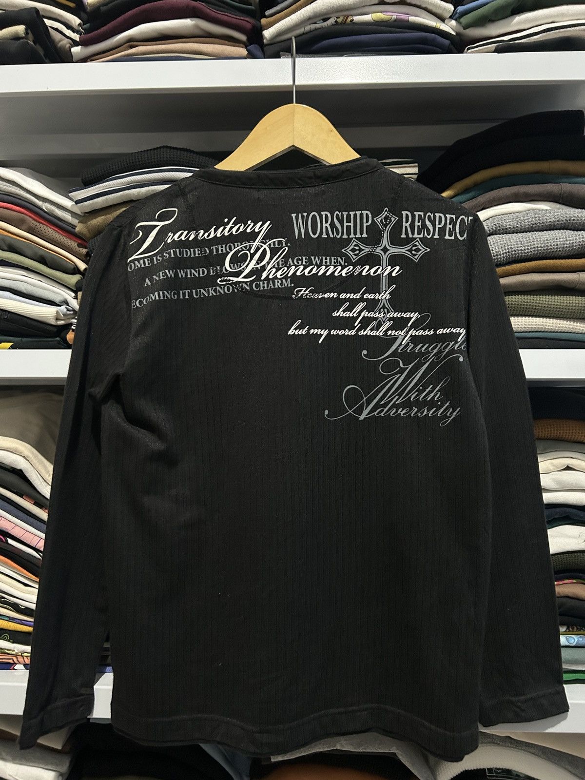 Japanese Brand Y2K Prack ifsixwasnine style longsleeve Size US M / EU 48-50 / 2 - 2 Thumbnail