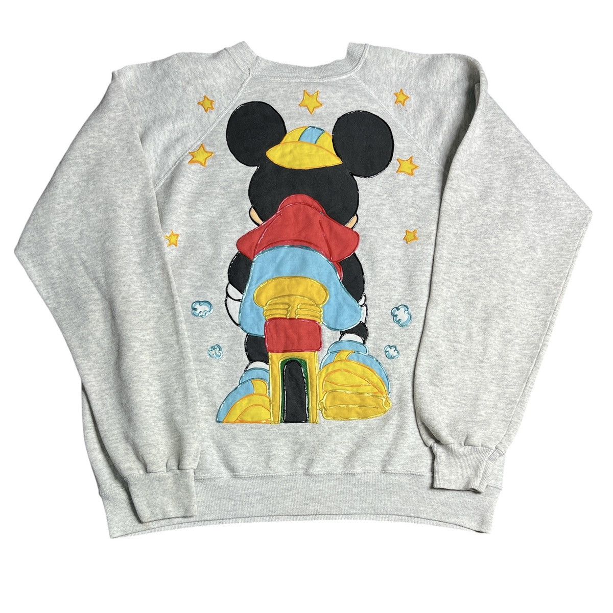 Vintage vintage Mickey Mouse Mirror Sweatshirt Size US XL / EU 56 / 4 - 2 Thumbnail