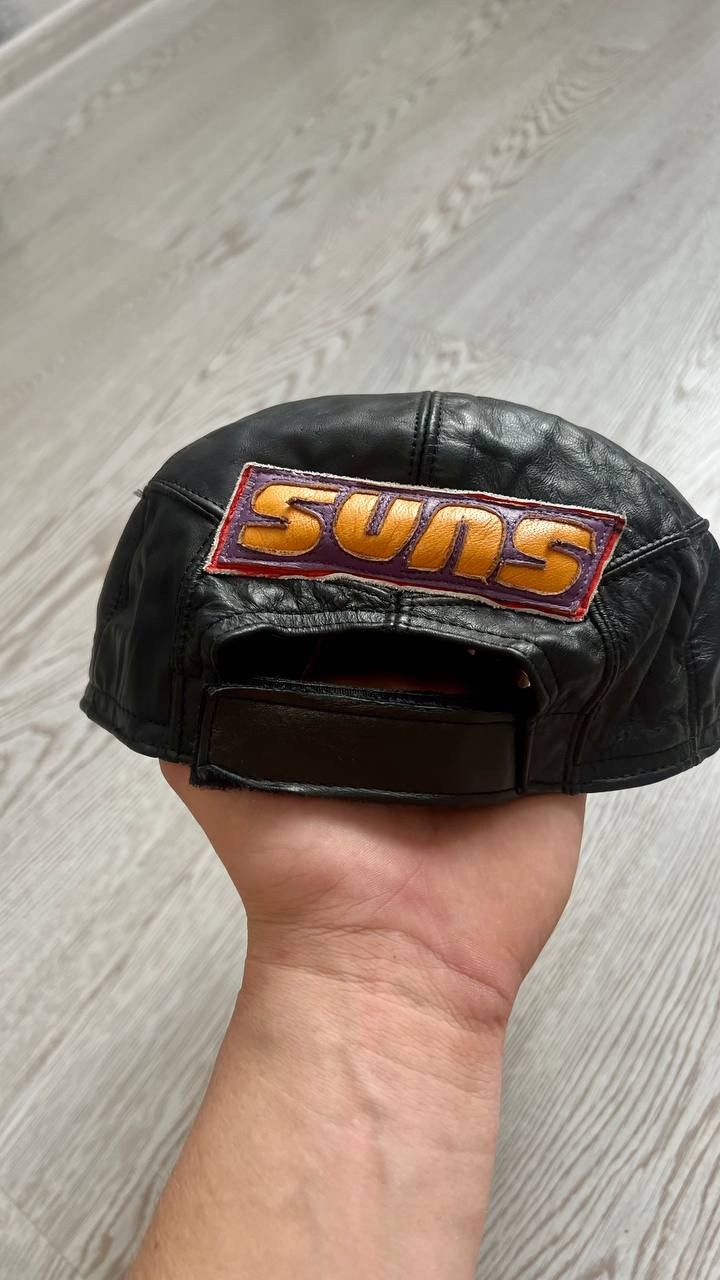 NBA × Vintage 90s VINTAGE PHOENIX SUNS LEATHER LOGO CAP Size ONE SIZE - 4 Thumbnail