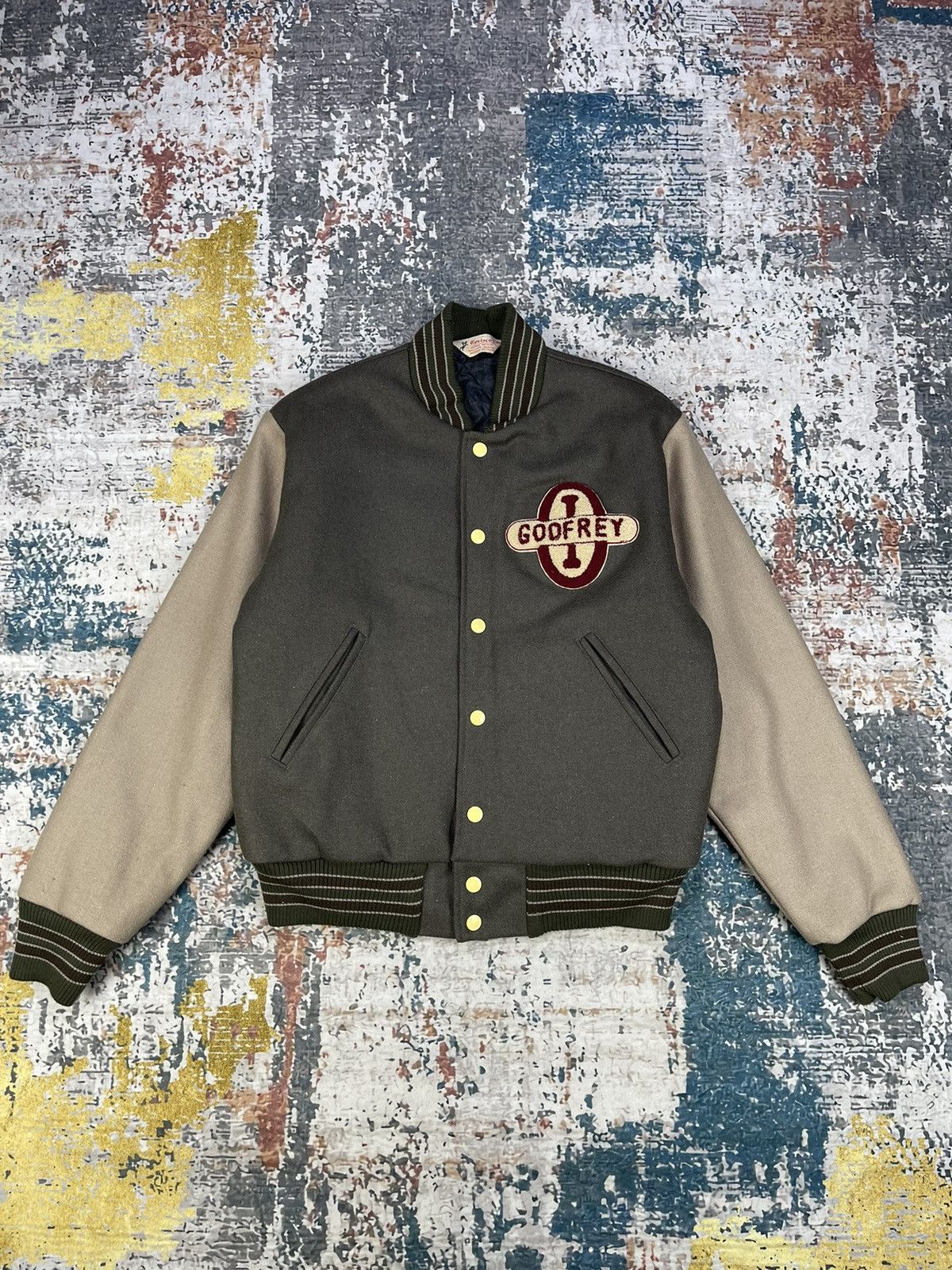 Vintage Vintage Corisco Wool Varsity Jacket Back Letterman Size US S / EU 44-46 / 1 - 1 Thumbnail
