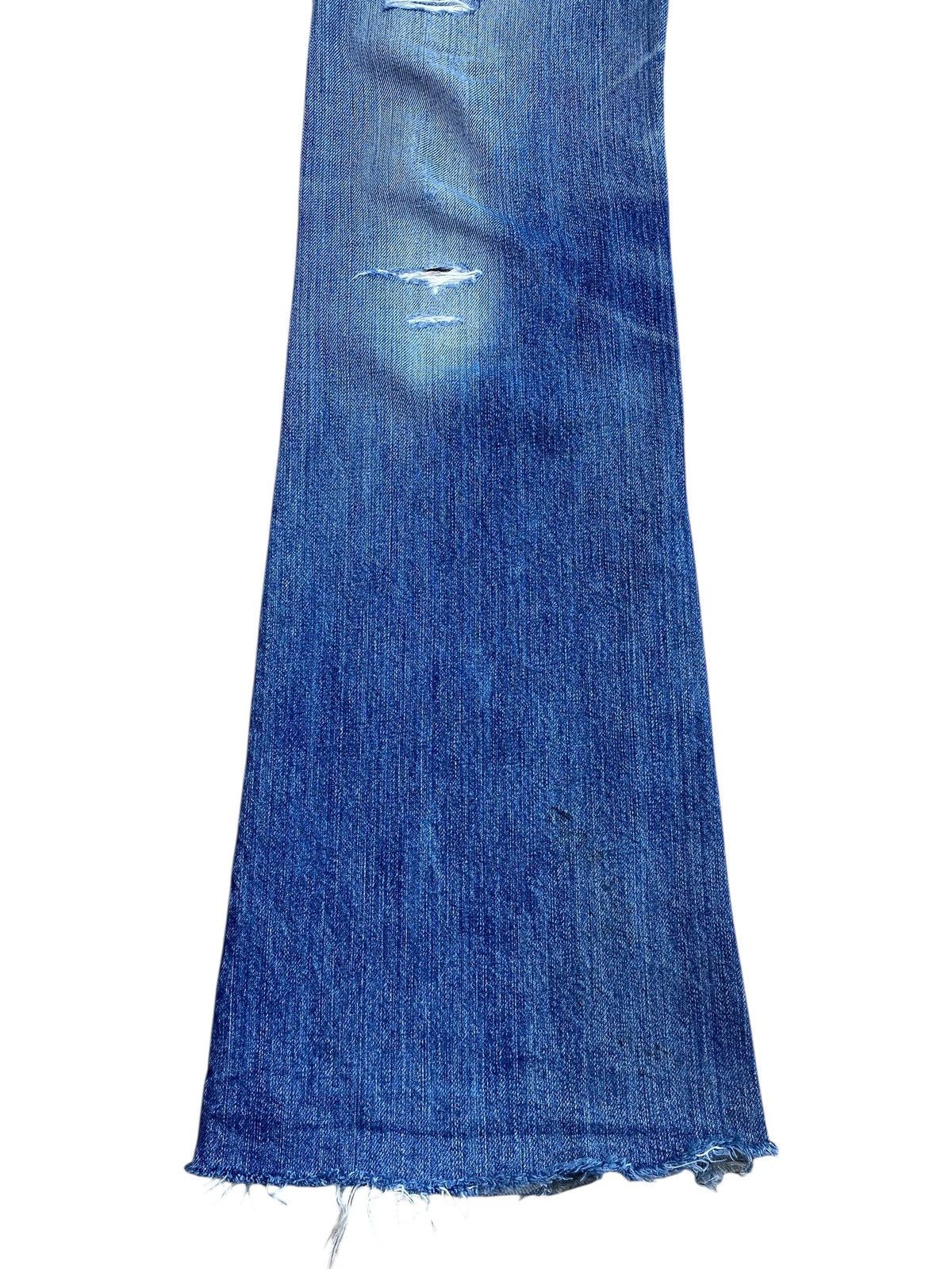 Diesel Vintage Diesel Blue Wash Distress Patch Style Flare Jeans Size US 28 / EU 44 - 6 Thumbnail