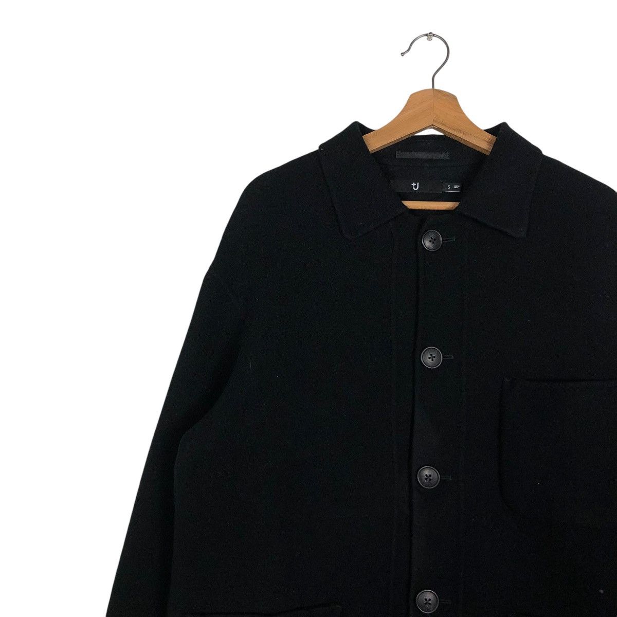Japanese Brand 🔥VINTAGE WOOL BUTTON JACKET BIKER J+ By JILL SANDER Size US S / EU 44-46 / 1 - 8 Thumbnail