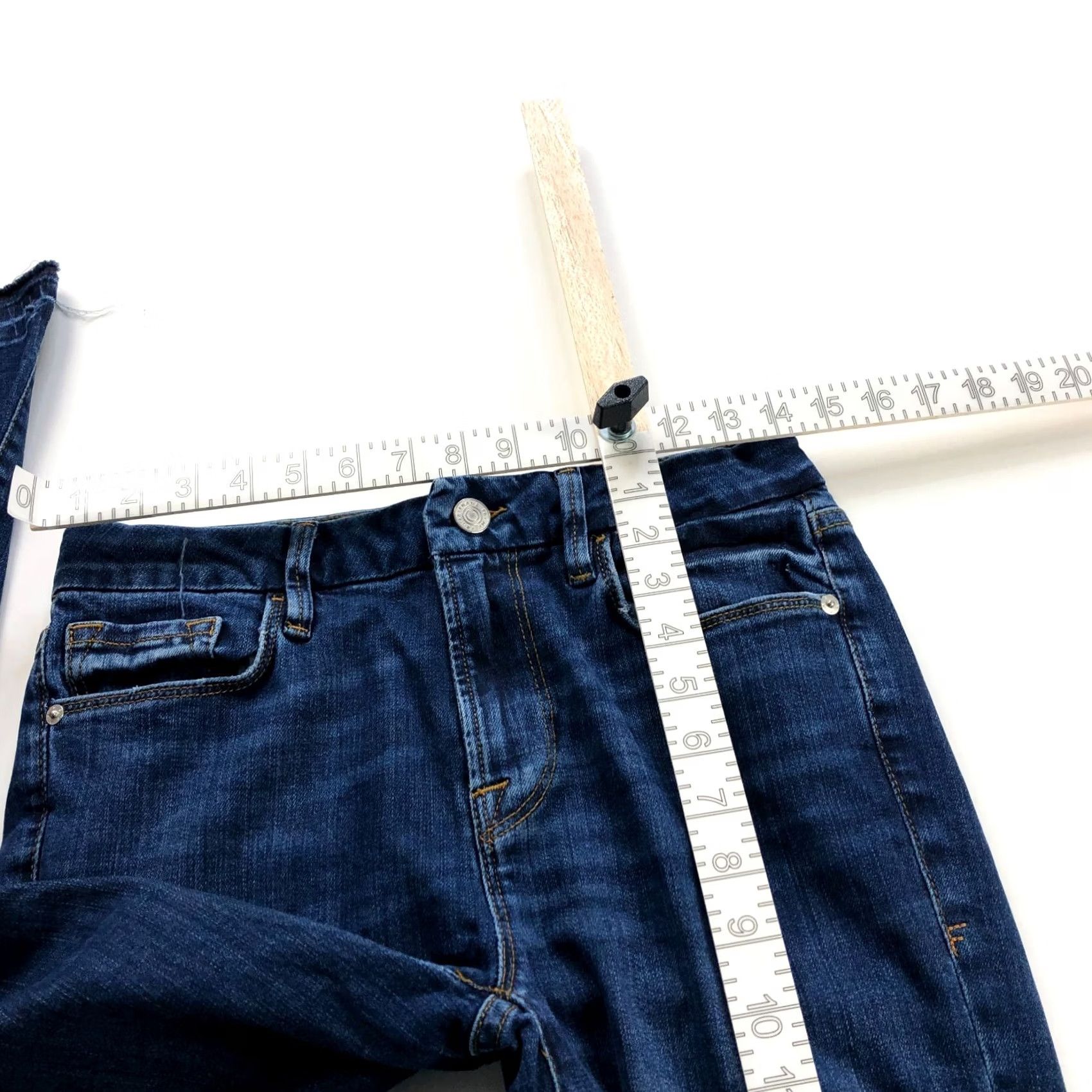 Frame FRAME Jeans Le Crop Mini Boot Cut Off Mid Rise Festival 27 Fits 29W 26L HRJ Size 27" / US 4 / IT 40 - 5 Thumbnail