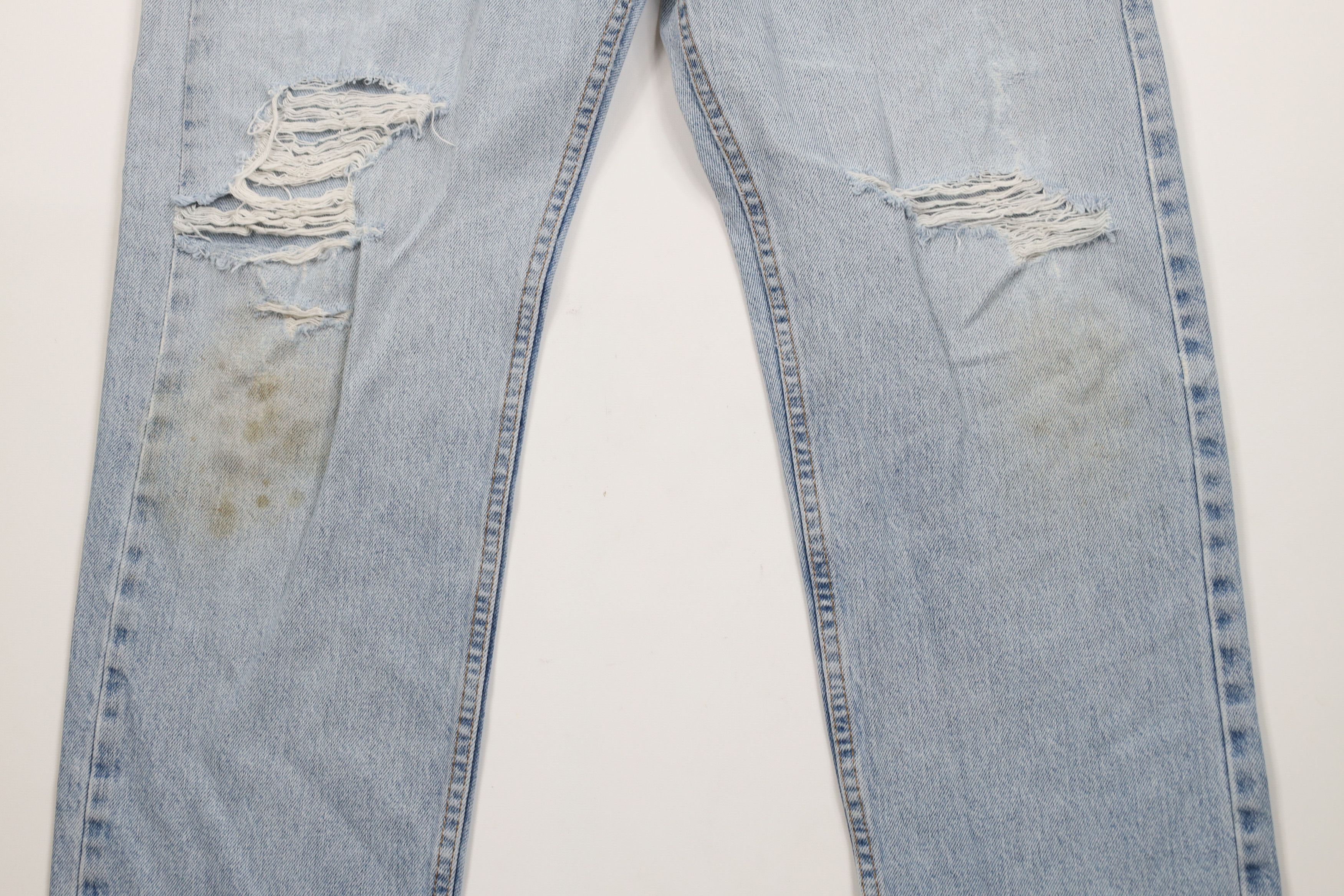 Levi's × Vintage Vintage 90s Levis 505 Regular Straight Leg Denim Jeans USA Size US 36 / EU 52 - 3 Thumbnail