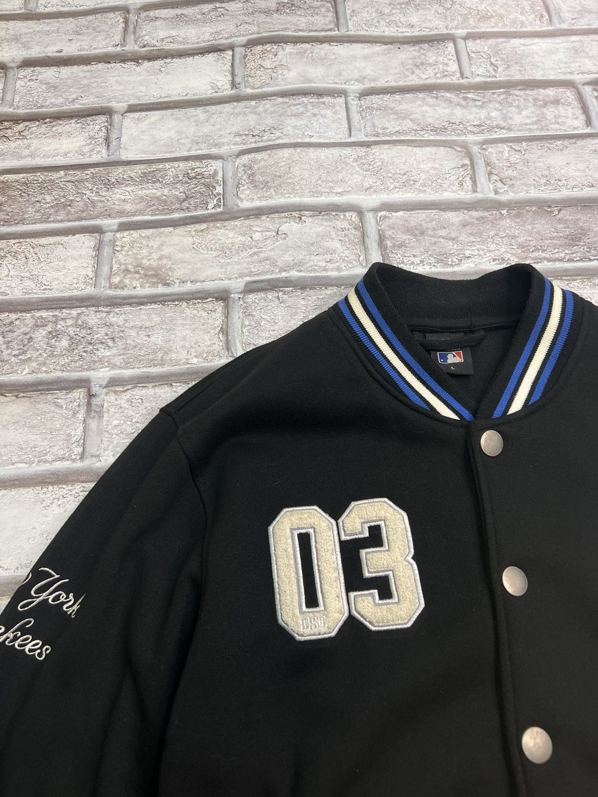Majestic × New York Yankees NEW YORK MAJESTIC ATHLETIC 03 VARSITY JACKET Size US L / EU 52-54 / 3 - 5 Thumbnail