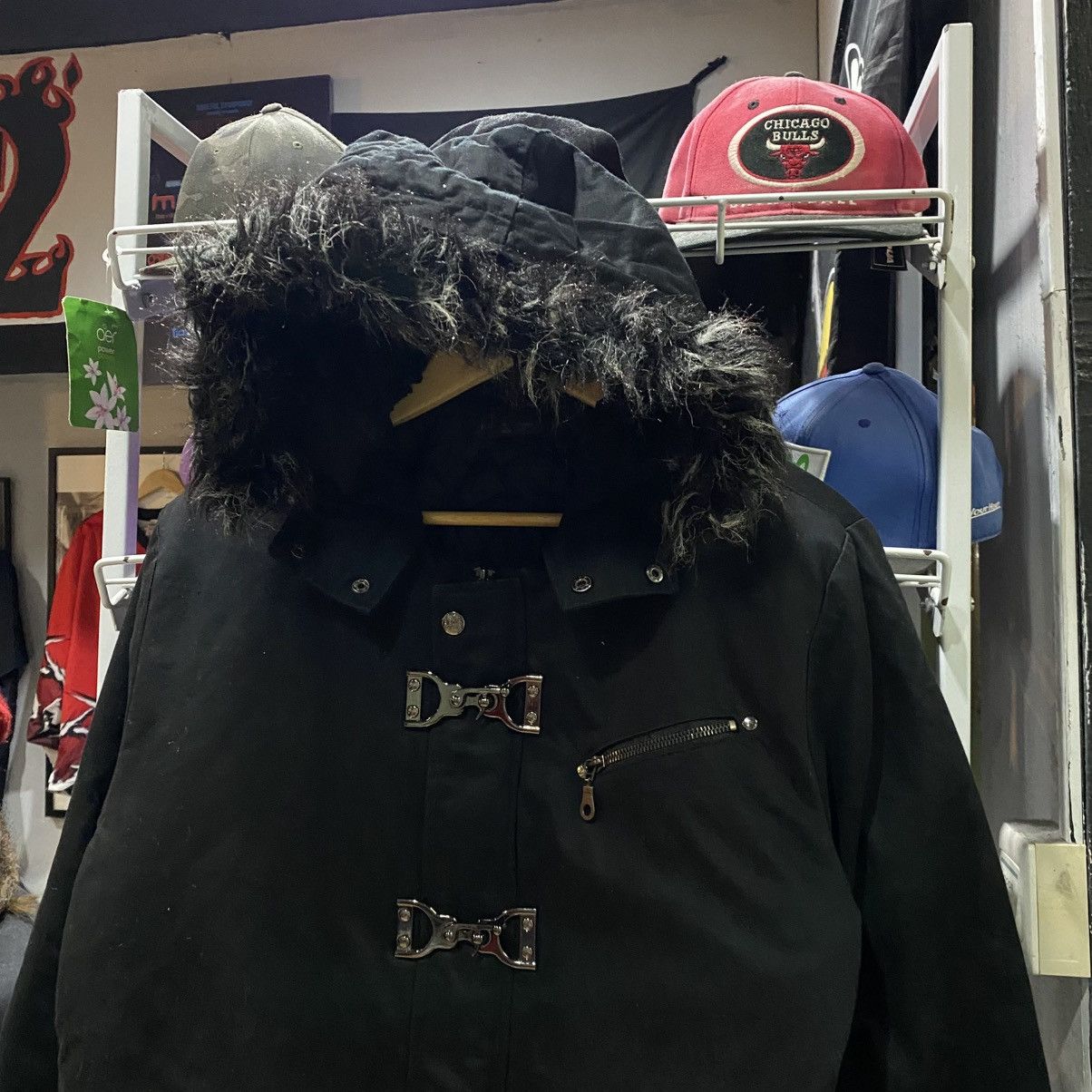 If Six Was Nine × In The Attic × Vintage In The Attic Fur Jacket Punk Helmut Lang Astro Inspired Size US L / EU 52-54 / 3 - 4 Thumbnail