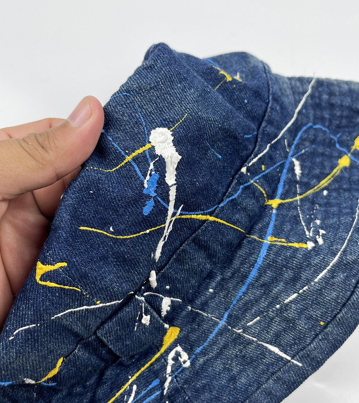 paint splash denim hat tc13