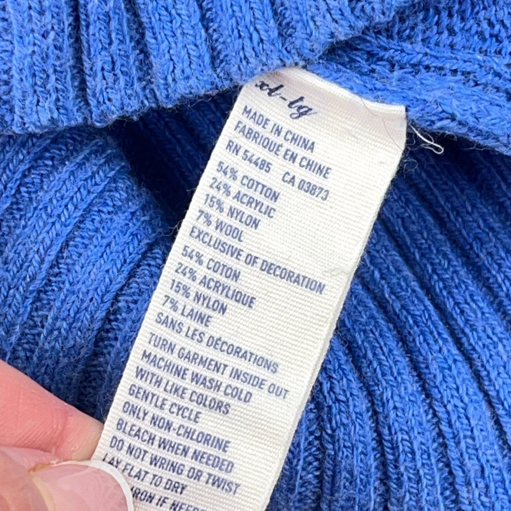 American Eagle Outfitters VINTAGE American Eagle Sweater Women XL Blue Cable-Knit V-Neck Pullover All Seasons Y2K Womens Size XL / US 12-14 / IT 48-50 - 6 Thumbnail