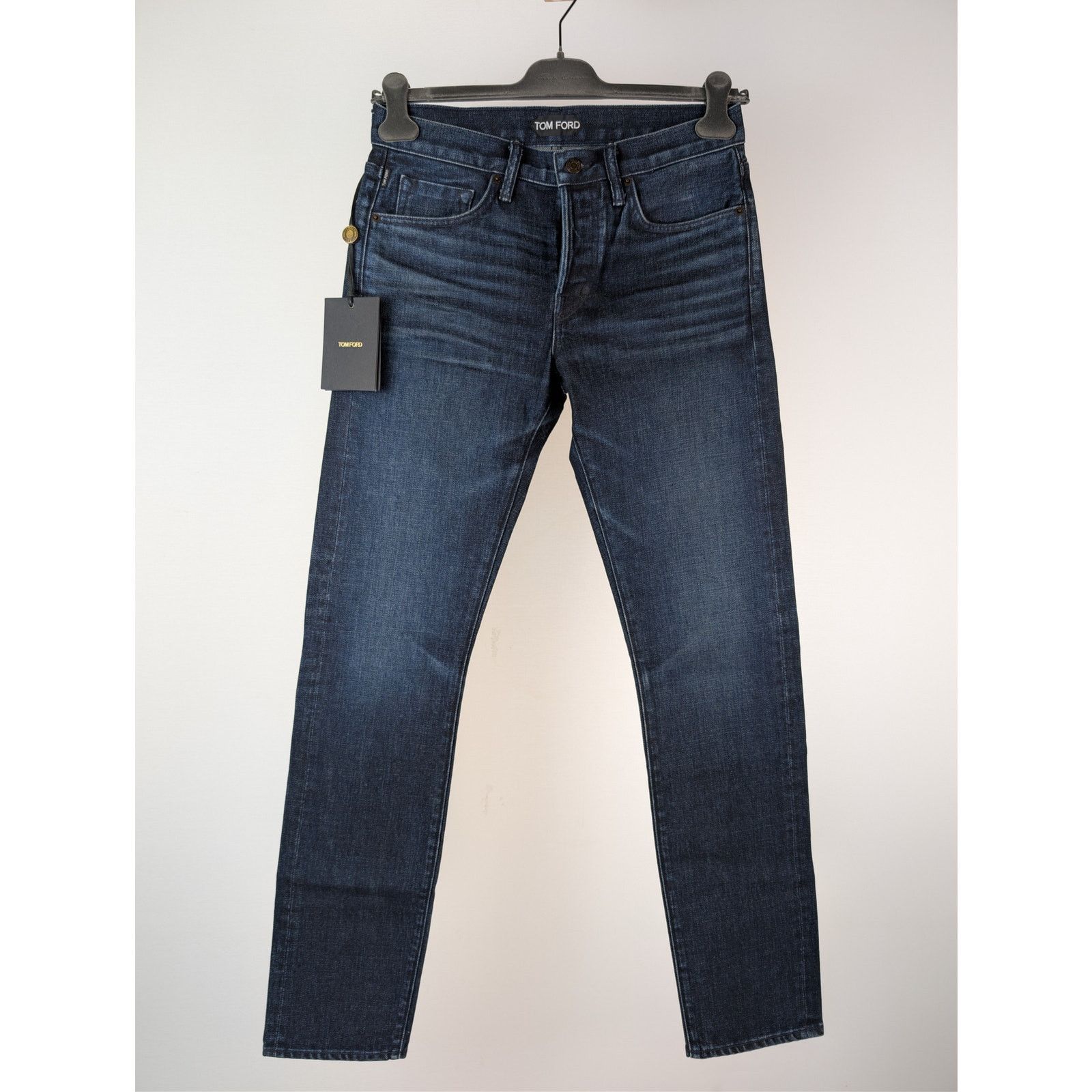 Tom Ford o1rshd1 Slim Fit Denim Jeans in Navy Blue Size US 30 / EU 46 - 1 Thumbnail