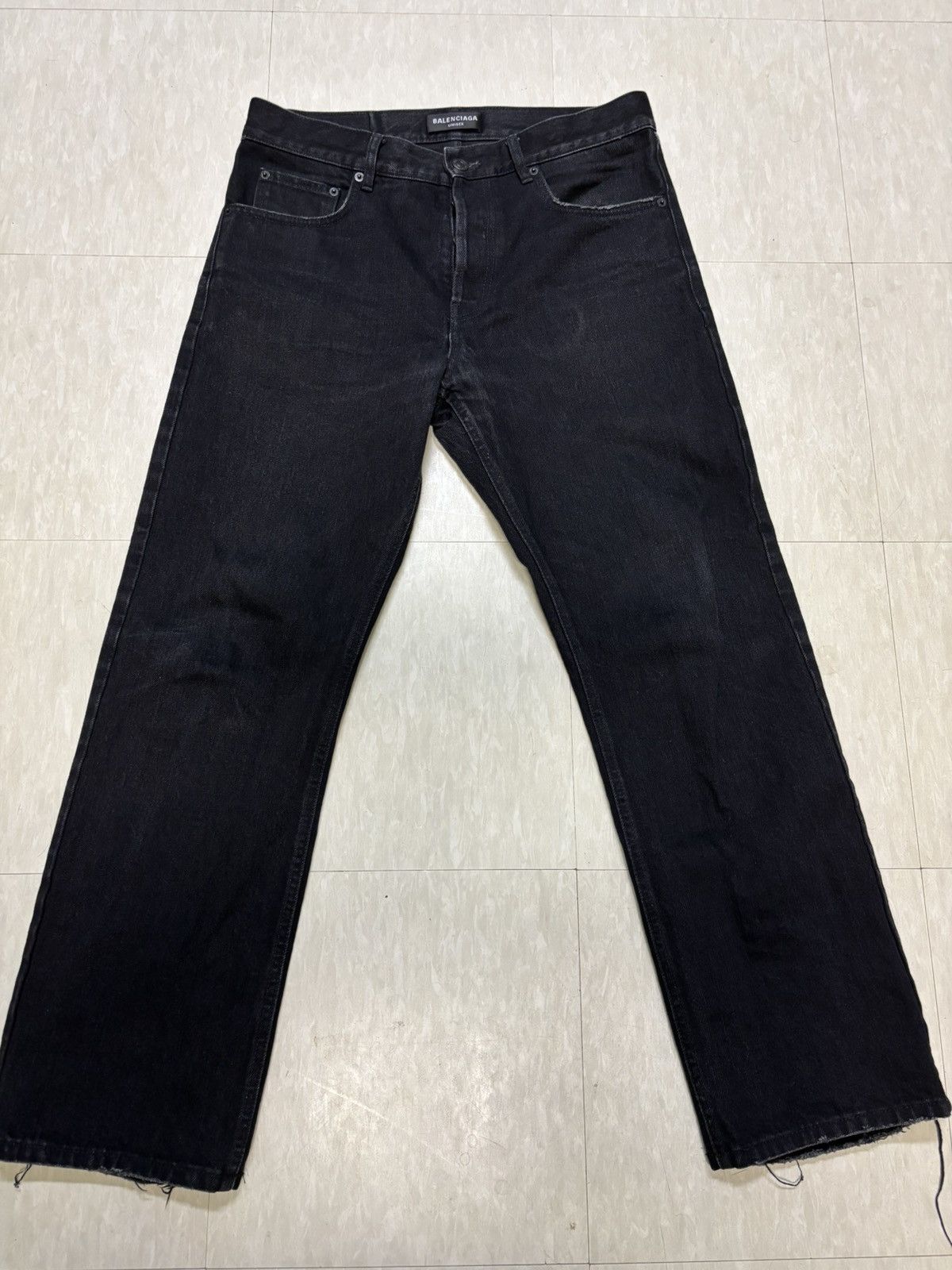 Balenciaga Balenciaga FW22 Rubber heel bite jeans Size US 32 / EU 48 - 1 Thumbnail