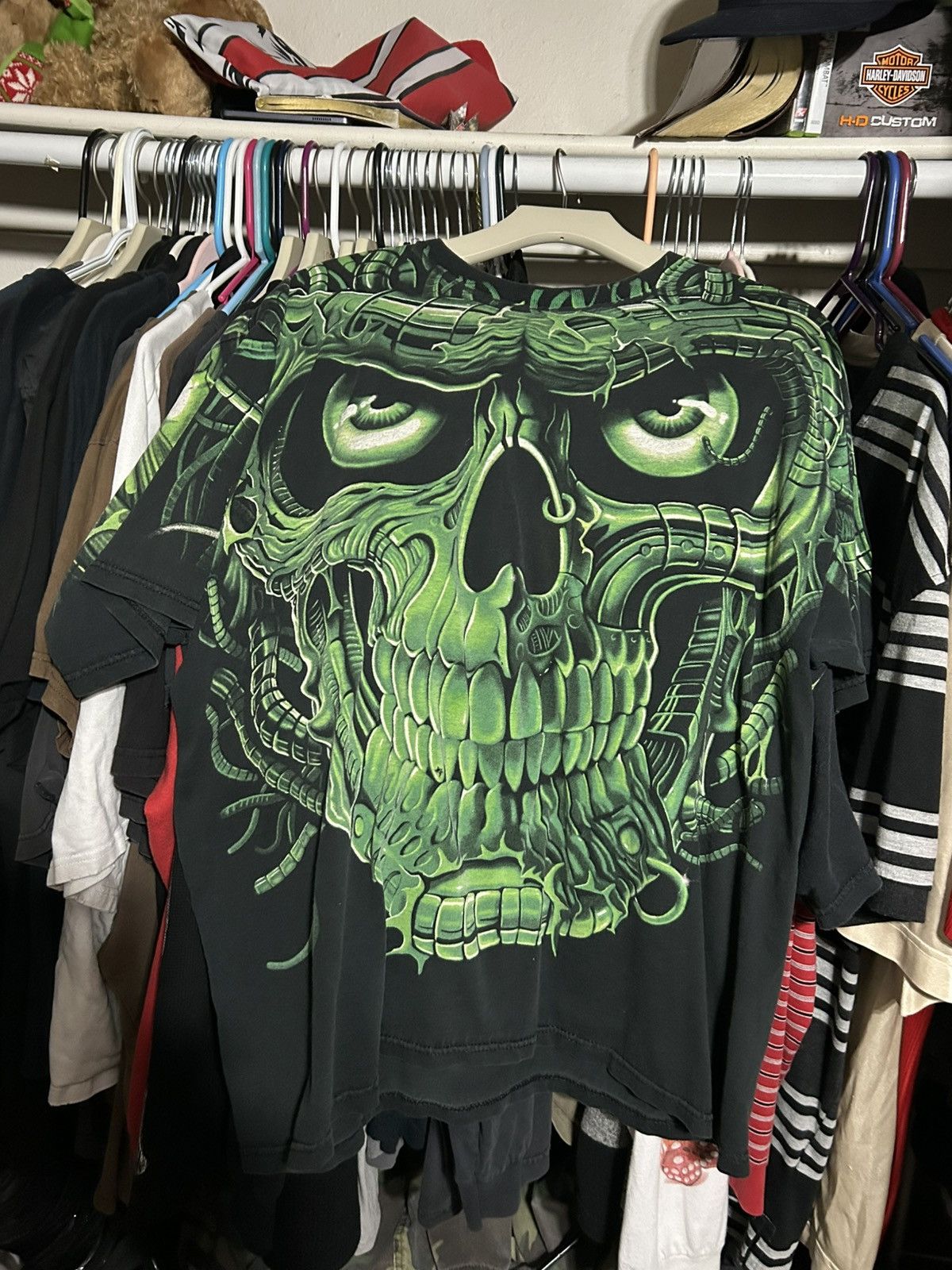 Liquid Blue Green liquid blue skull tee Size US XL / EU 56 / 4 - 1 Thumbnail
