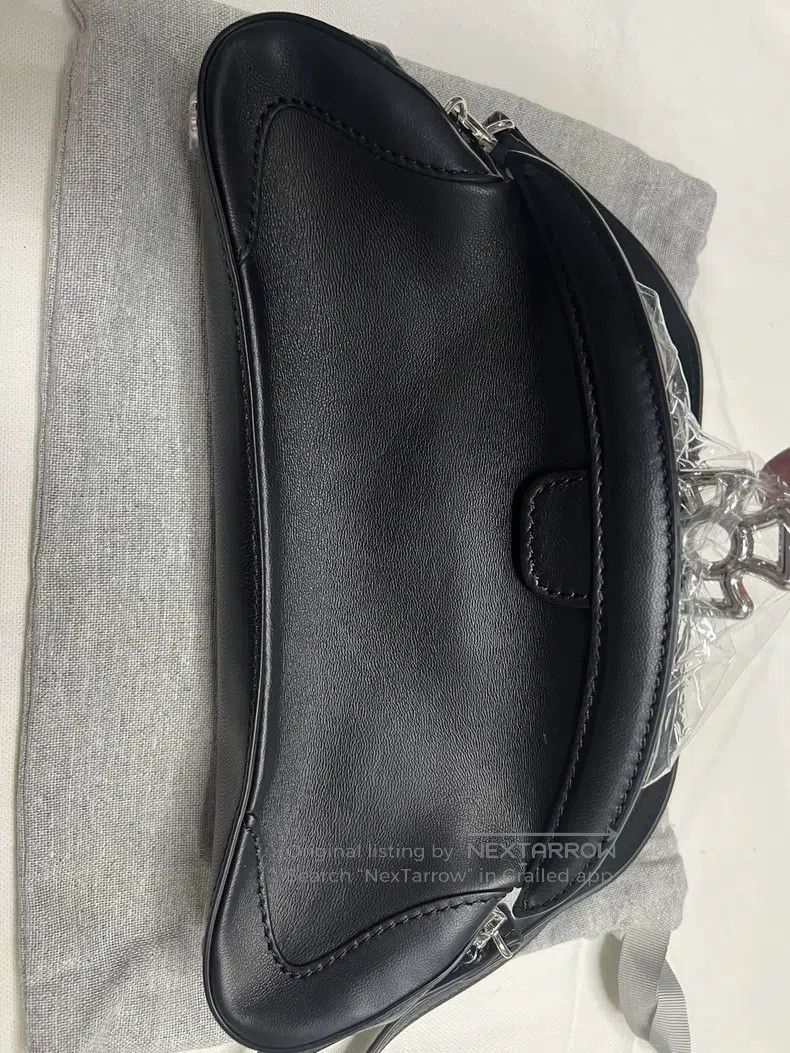 Vivienne Westwood vivienne westwood size os Saturn Crescent Moon Bag, Black C Size ONE SIZE - 5 Thumbnail