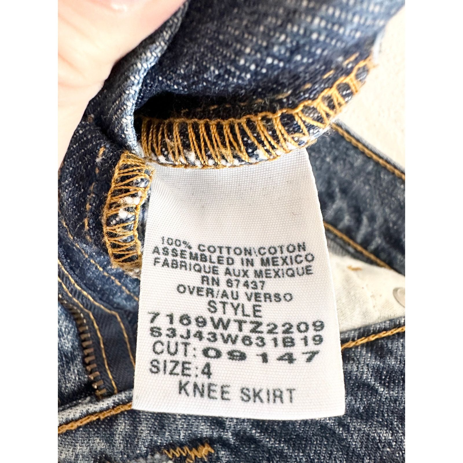 Polo Ralph Lauren Y2K Polo Ralph Lauren Jean Skirt size 4 Size 27" / US 4 / IT 40 - 8 Thumbnail
