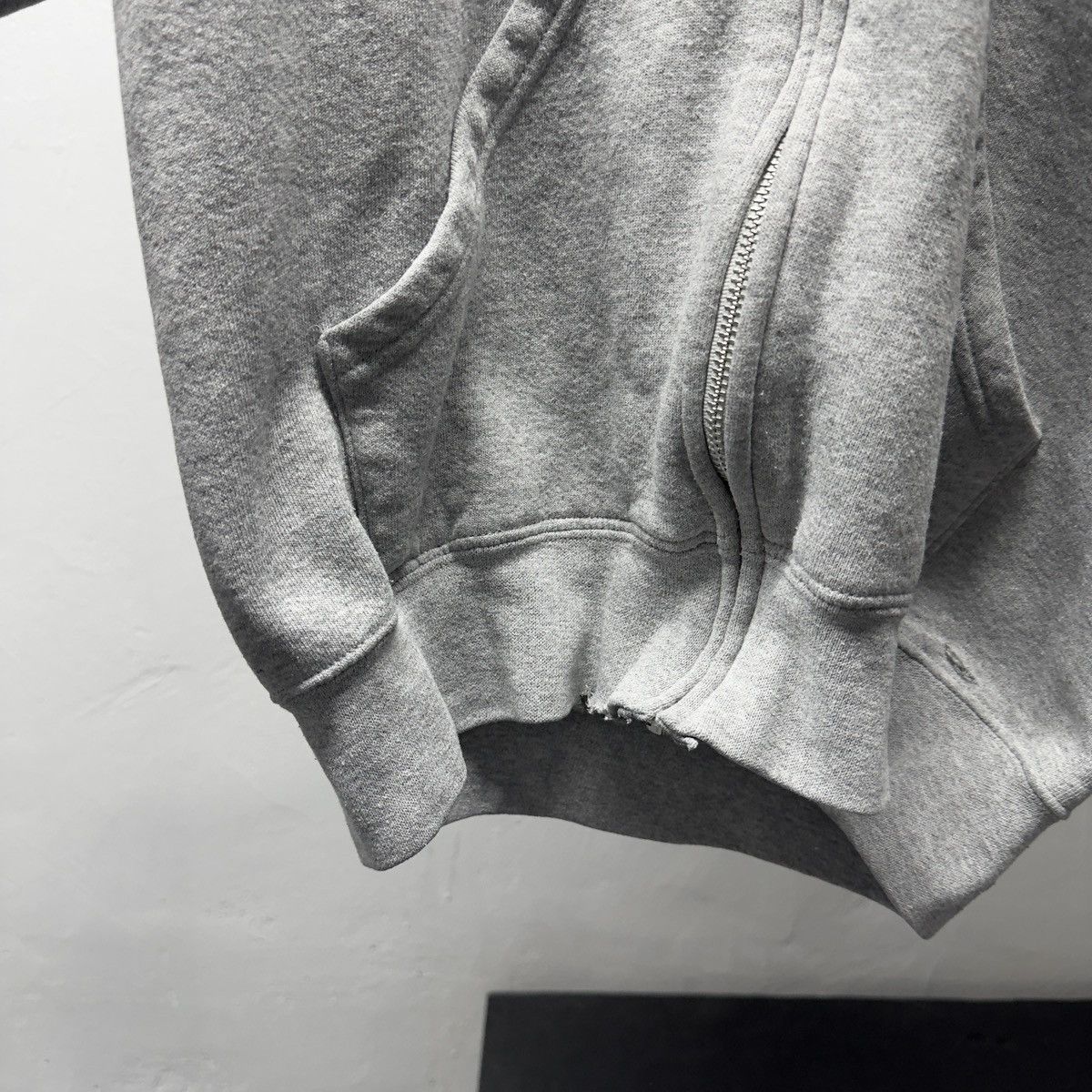 Vintage Distressed USMC Faded Zip Up Hoodie ERD Grunge Chrome Size US M / EU 48-50 / 2 - 7 Thumbnail