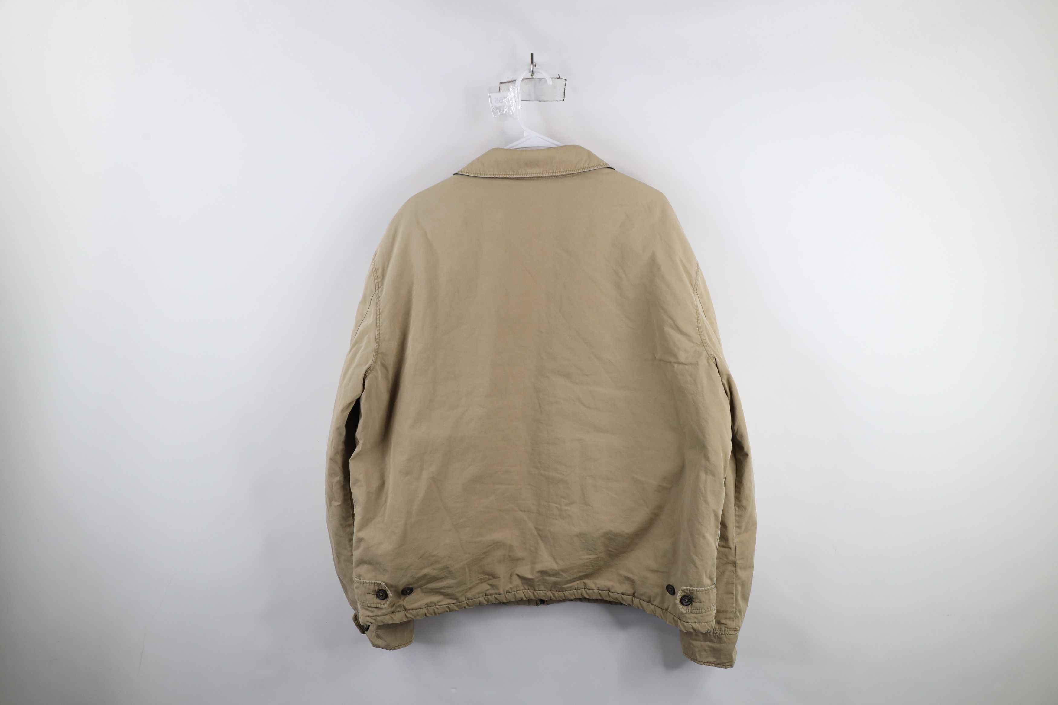 Ralph Lauren × Vintage Vintage Ralph Lauren Flannel Lined Puffer Bomber Jacket Size US XXL / EU 58 / 5 - 12 Thumbnail