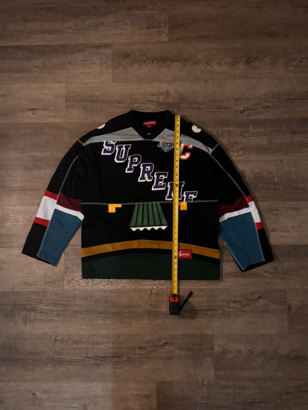 Supreme Supreme Paneled Hockey Jersey Size US M / EU 48-50 / 2 - 2 Thumbnail