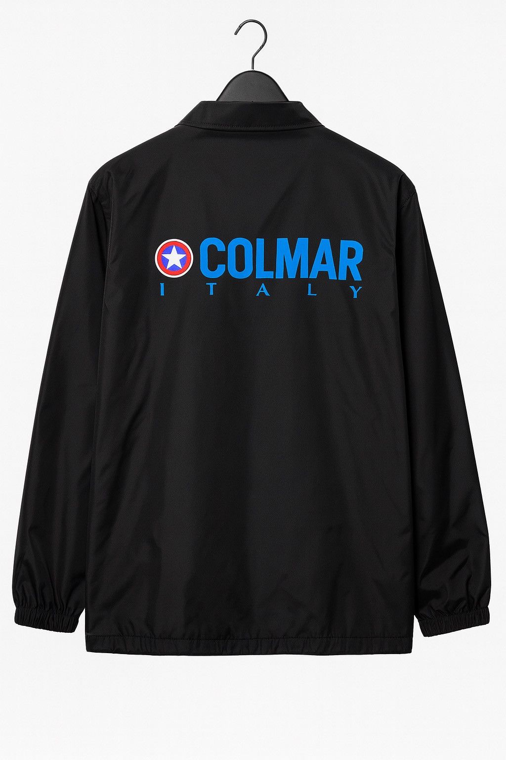 Colmar Vintage Colmar Italy Black Nylon Coach Jacket – Lightweight Size US M / EU 48-50 / 2 - 1 Thumbnail