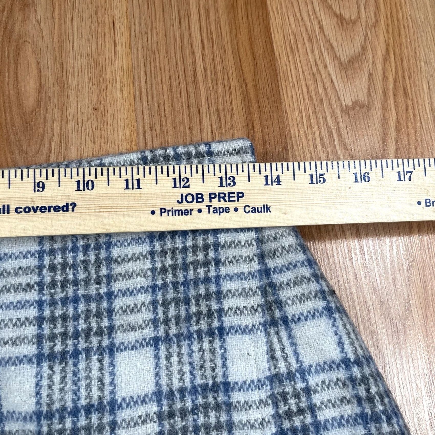 Vintage VINTAGE Soft Options Skirt Womens M Medium Wool Blend Plaid Pencil Above Knee Length Size 32" / US 10 / IT 46 - 5 Thumbnail