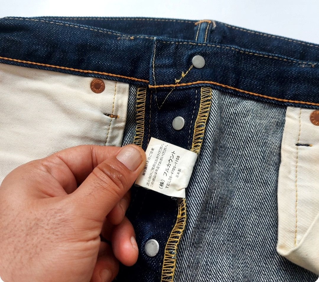 Full Count & Co. × Japanese Brand Fullcount Lot 1109S Selvedge Jeans Size US 34 / EU 50 - 12 Thumbnail