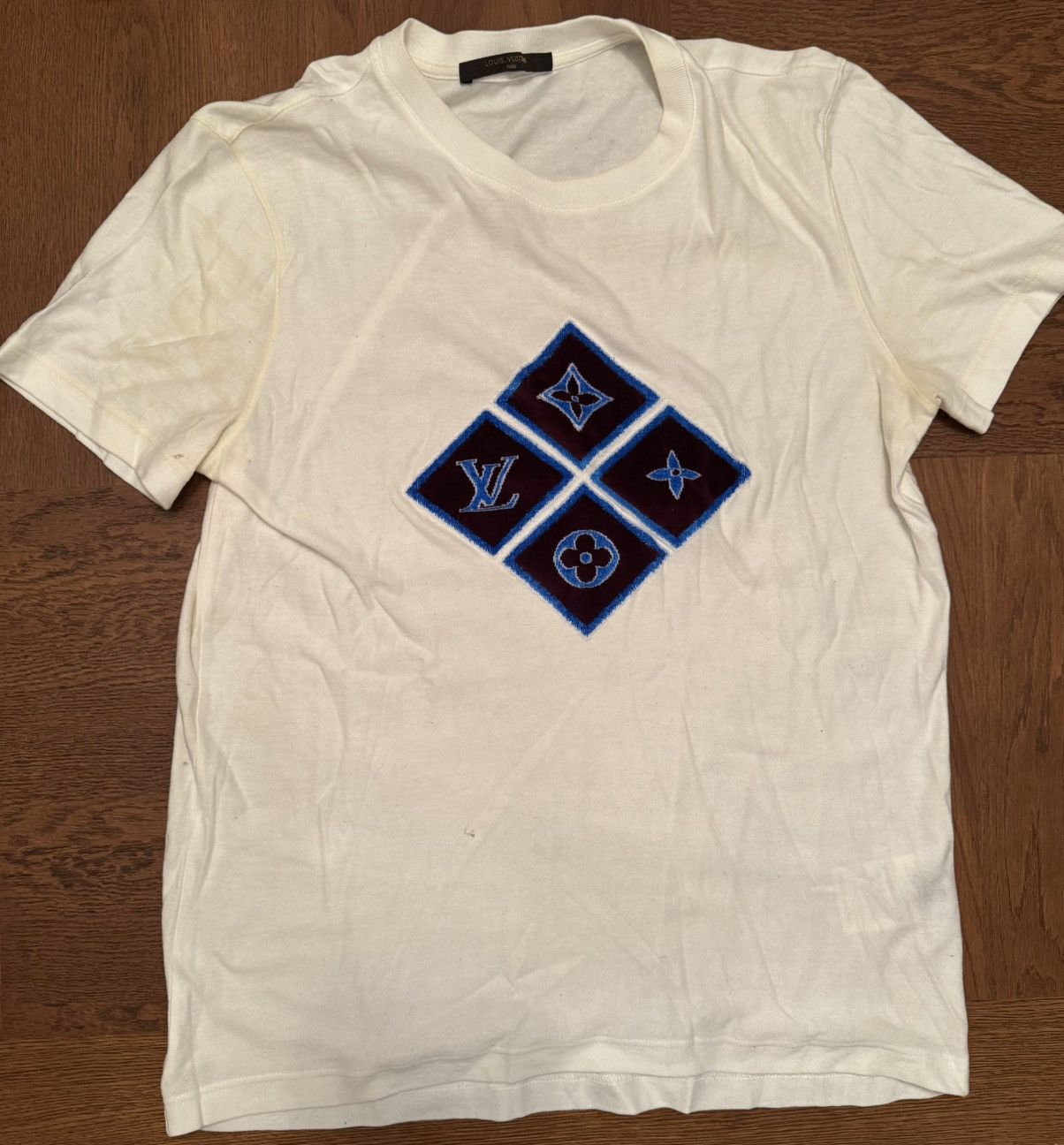Louis Vuitton LV white tee Size US M / EU 48-50 / 2 - 1 Thumbnail