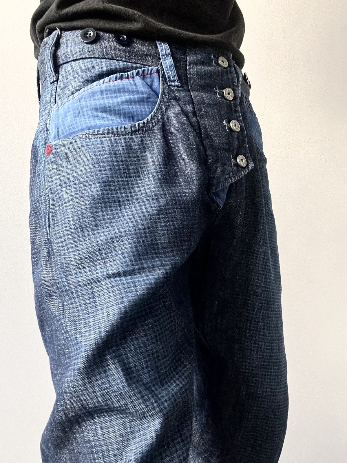 Marithe + Francois Girbaud Marithe Francois Girbaud Avant-Garde Jeans Size US 32 / EU 48 - 4 Thumbnail