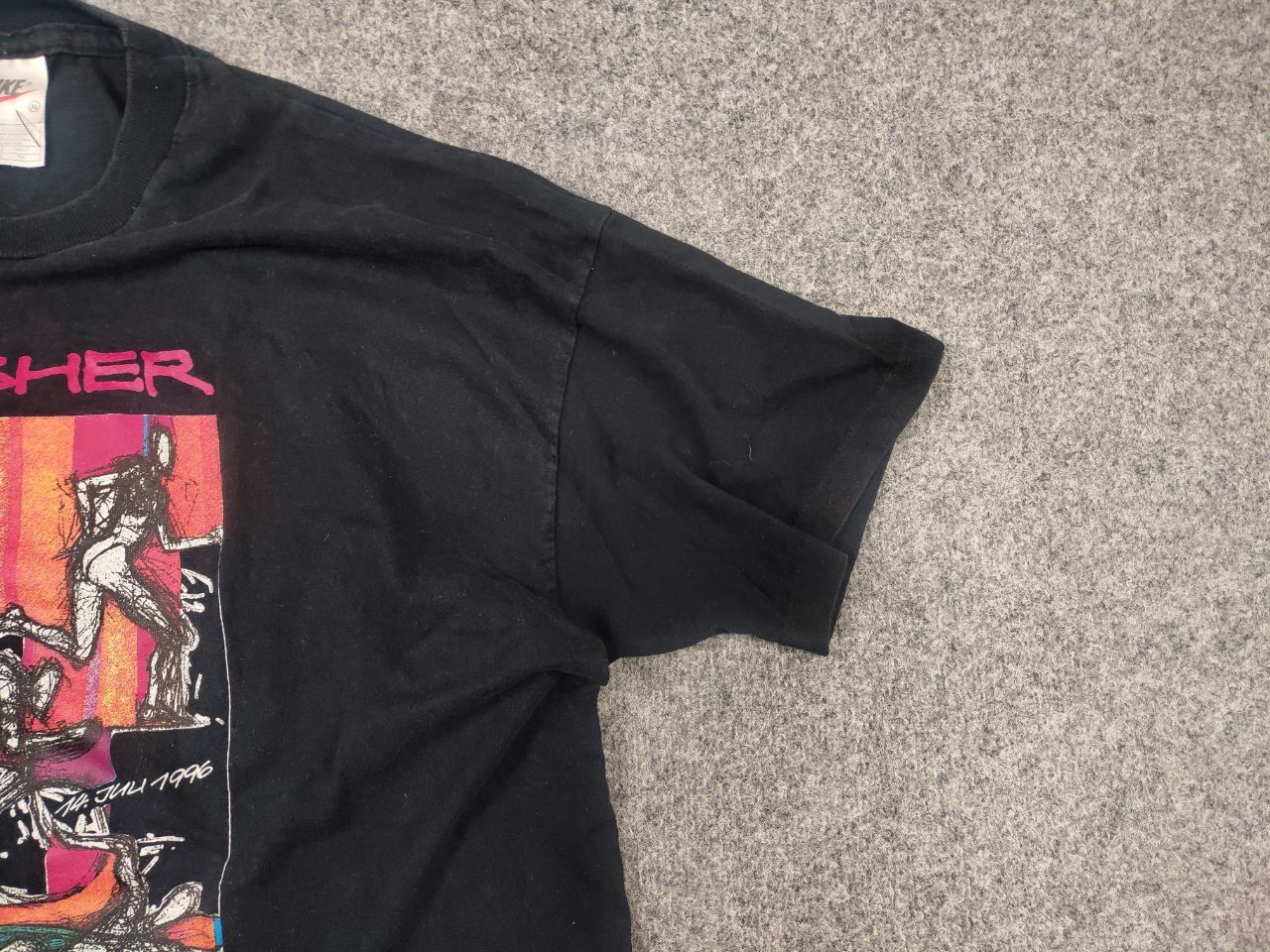 Nike Vintage 1996 Nike Quelle Ironman Europe Finisher Tee T-Shirt Size US XL / EU 56 / 4 - 4 Thumbnail
