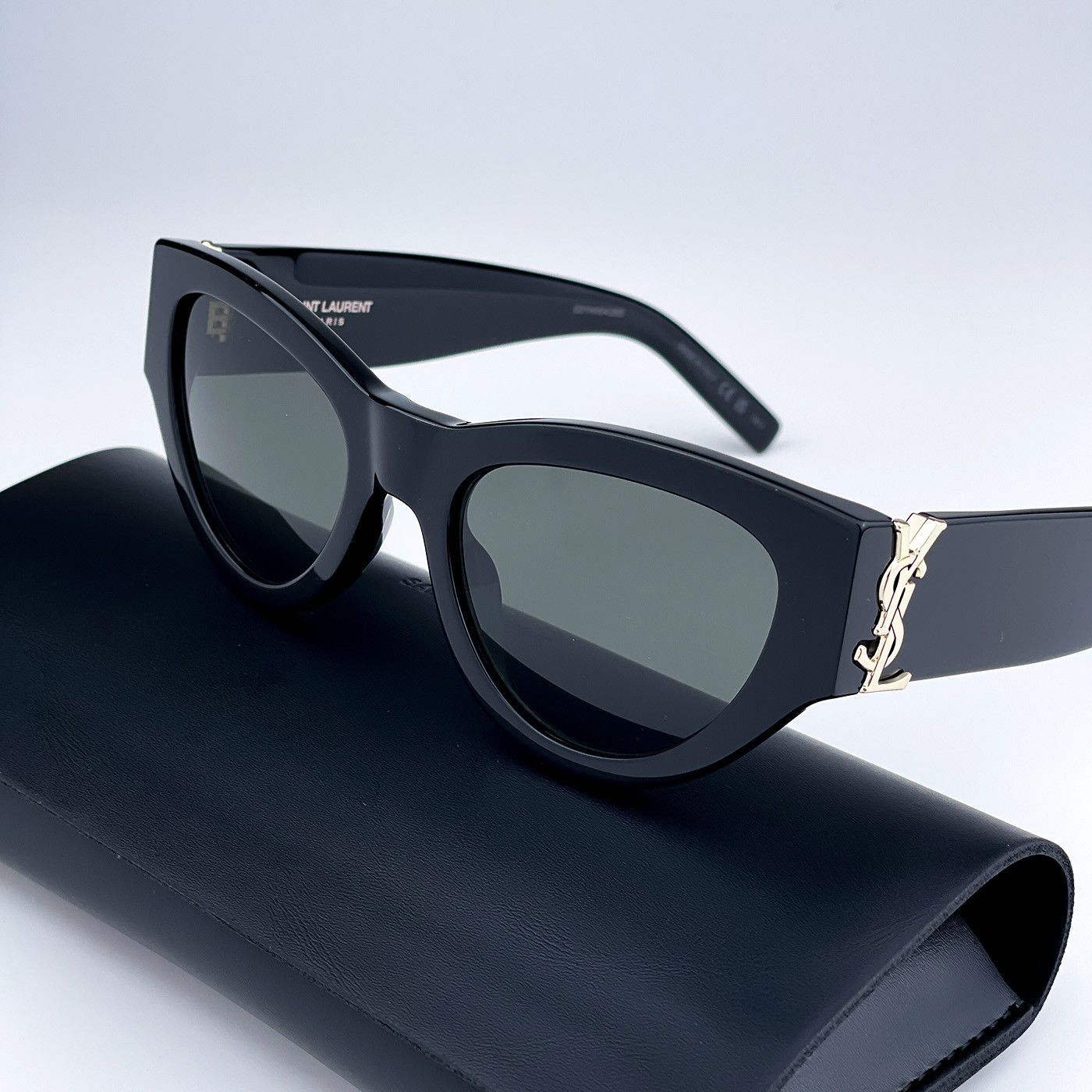 Yves Saint Laurent NEW Saint Laurent SLM94 001 Cat Eye Women Sunglasses Size ONE SIZE - 3 Thumbnail