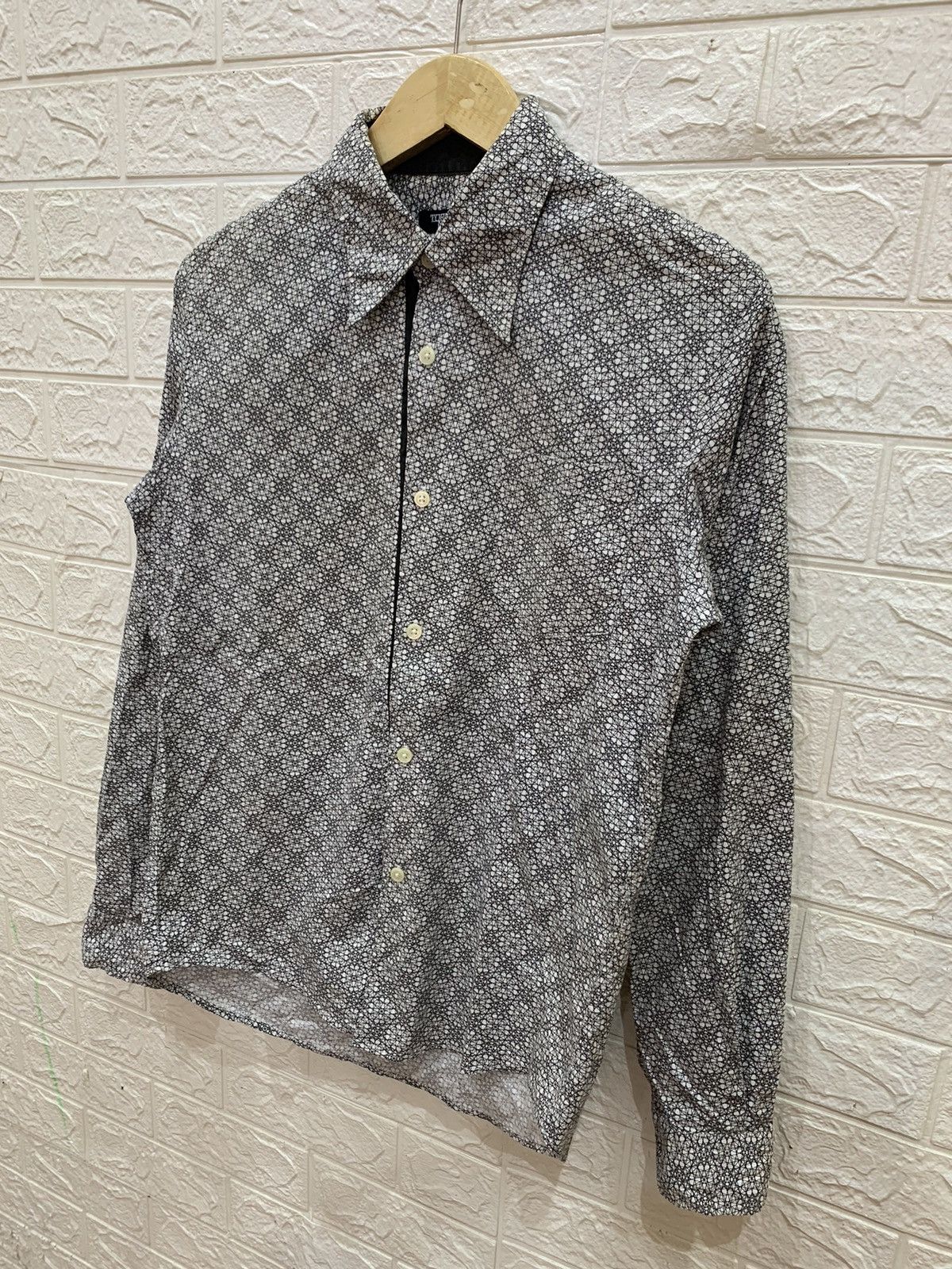 Tornado Mart × Vintage TORNADO MART GEOMETRIC BUTTON UP SHIRT Size US M / EU 48-50 / 2 - 1 Thumbnail