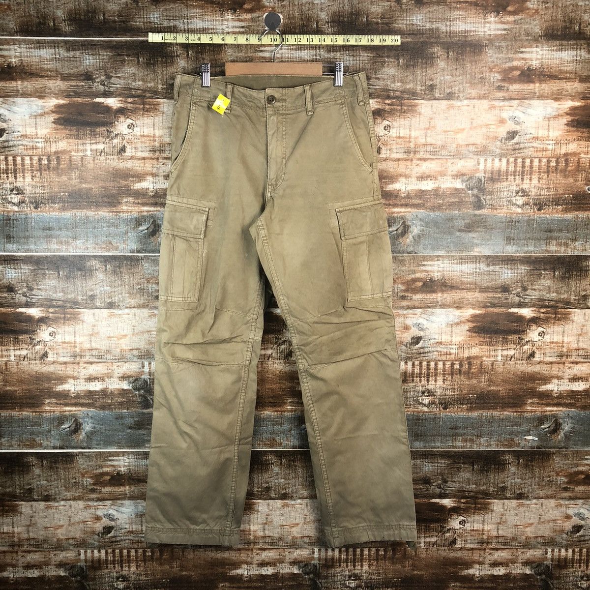 DLL Uniqlo utility Brown Cargo Multipocket Pants #C218