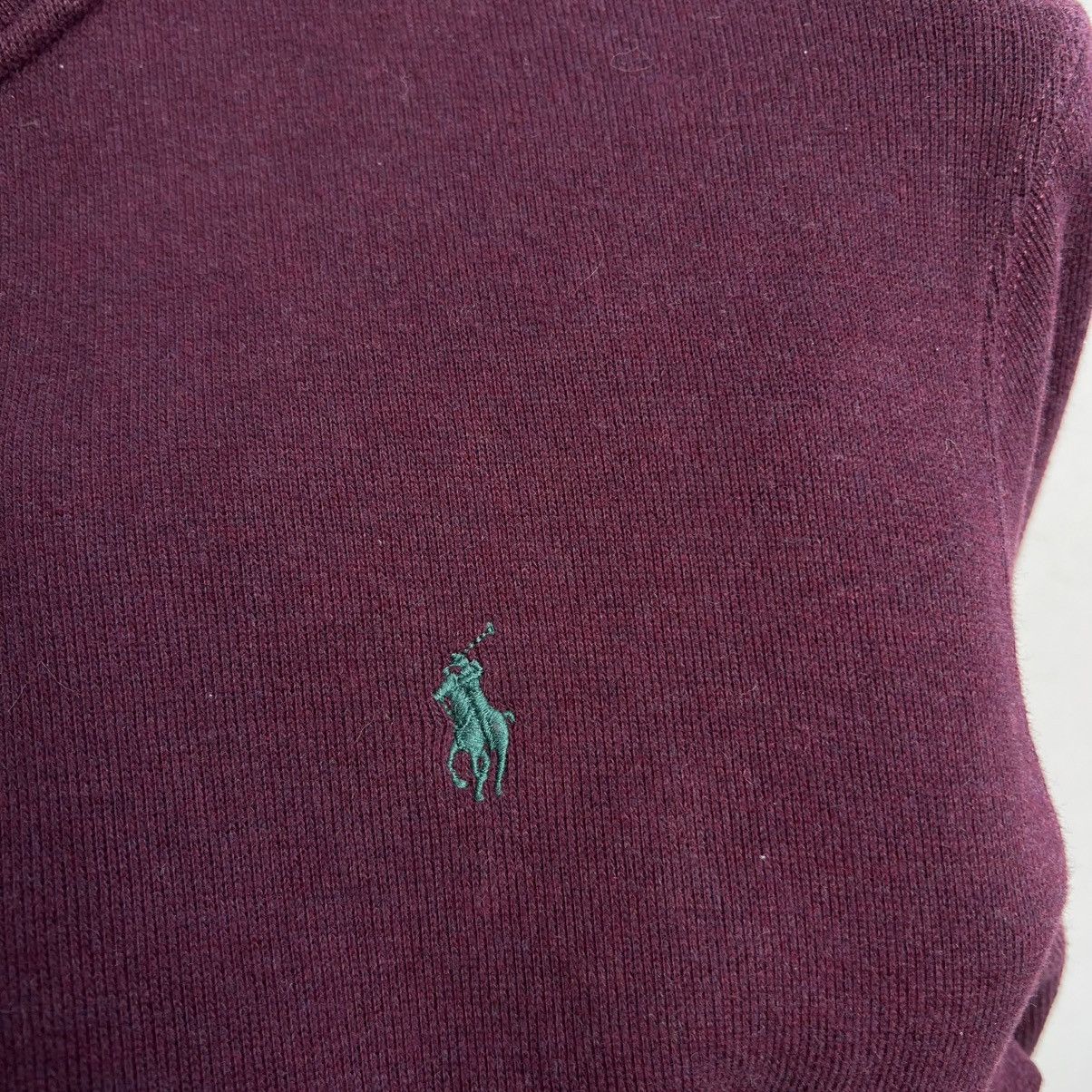 Polo Ralph Lauren × Vintage Polo Ralph Lauren 1/4 zip sweater vintage Size US L / EU 52-54 / 3 - 2 Thumbnail