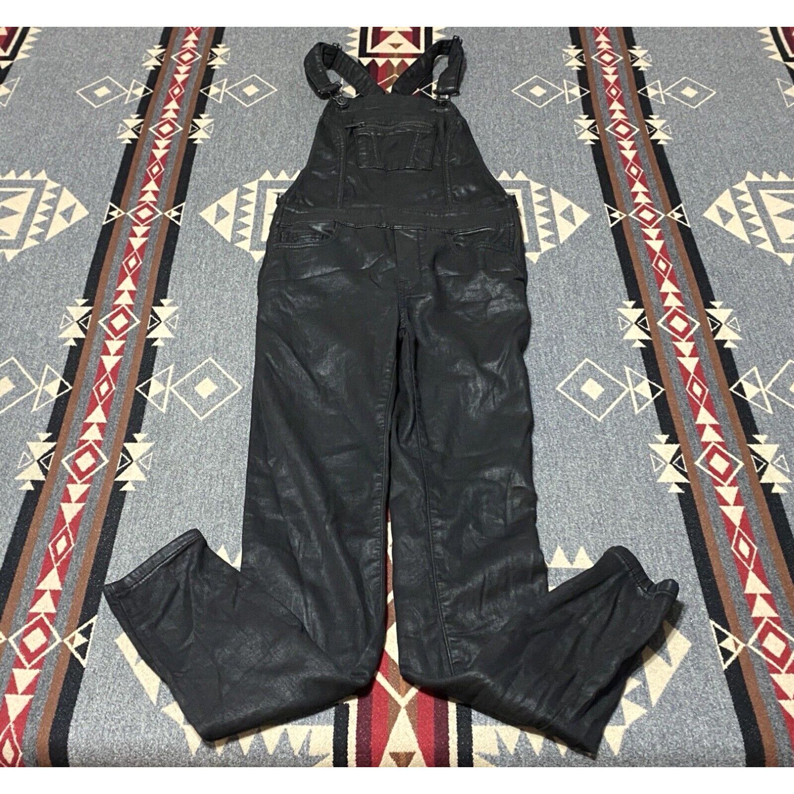 image of Diesel Womens Jiret-Ne Bib Overalls Black Denim Womens Xxs T66 in White (Size 24)