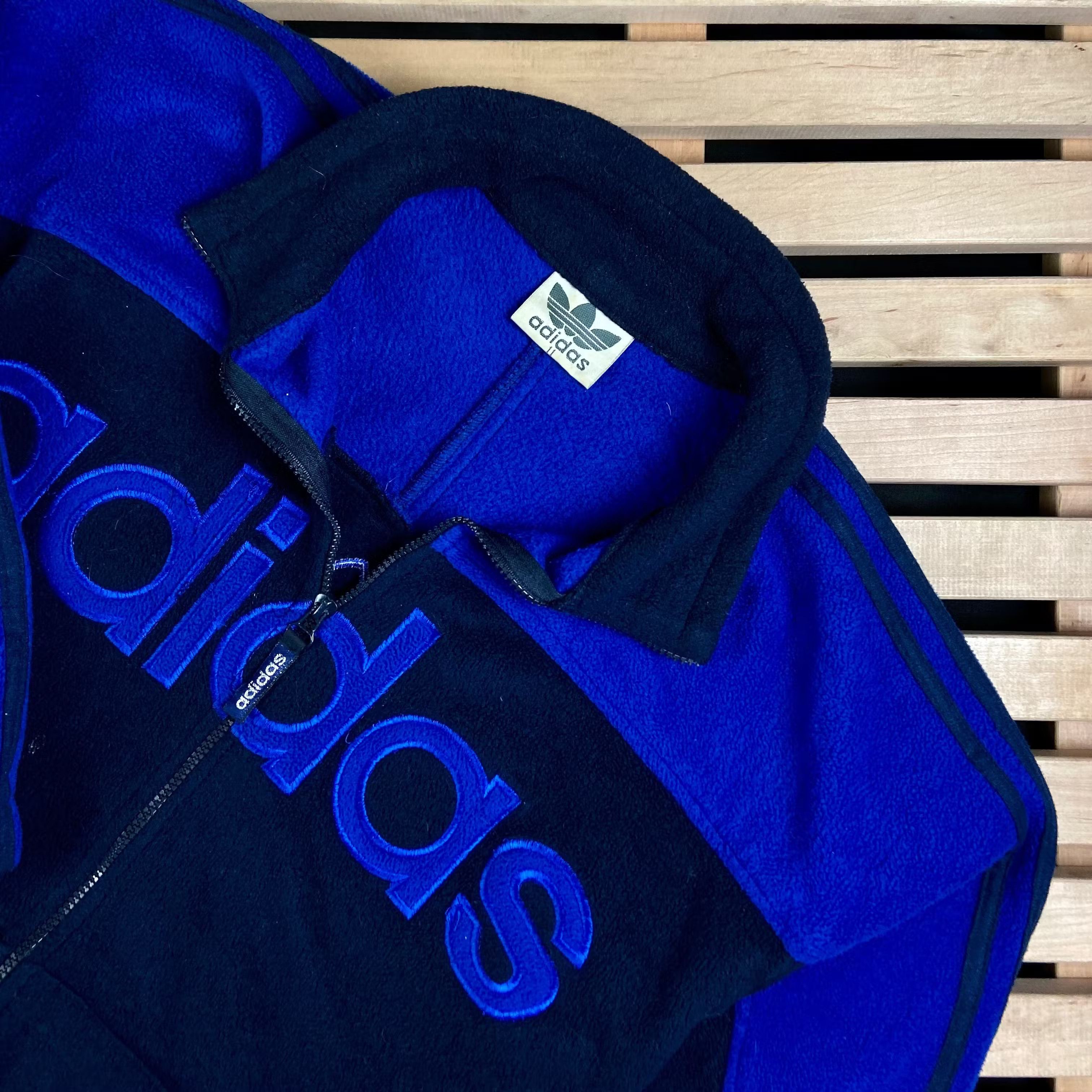 Adidas × Vintage Mens Fleece Jacket Adidas Originals Vintage Size XS Size US XS / EU 42 / 0 - 2 Thumbnail
