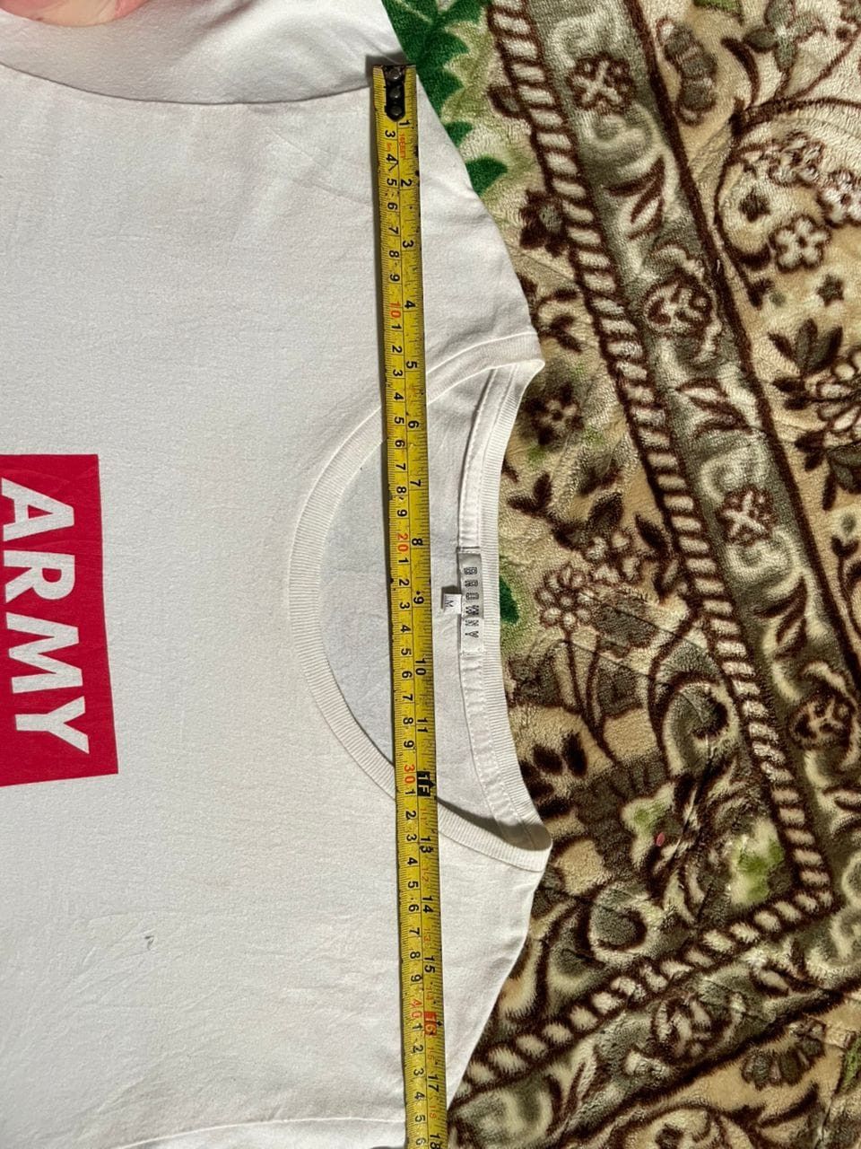 Vintage K7-16 browney Army Spellout Tee red box Size US M / EU 48-50 / 2 - 7 Thumbnail