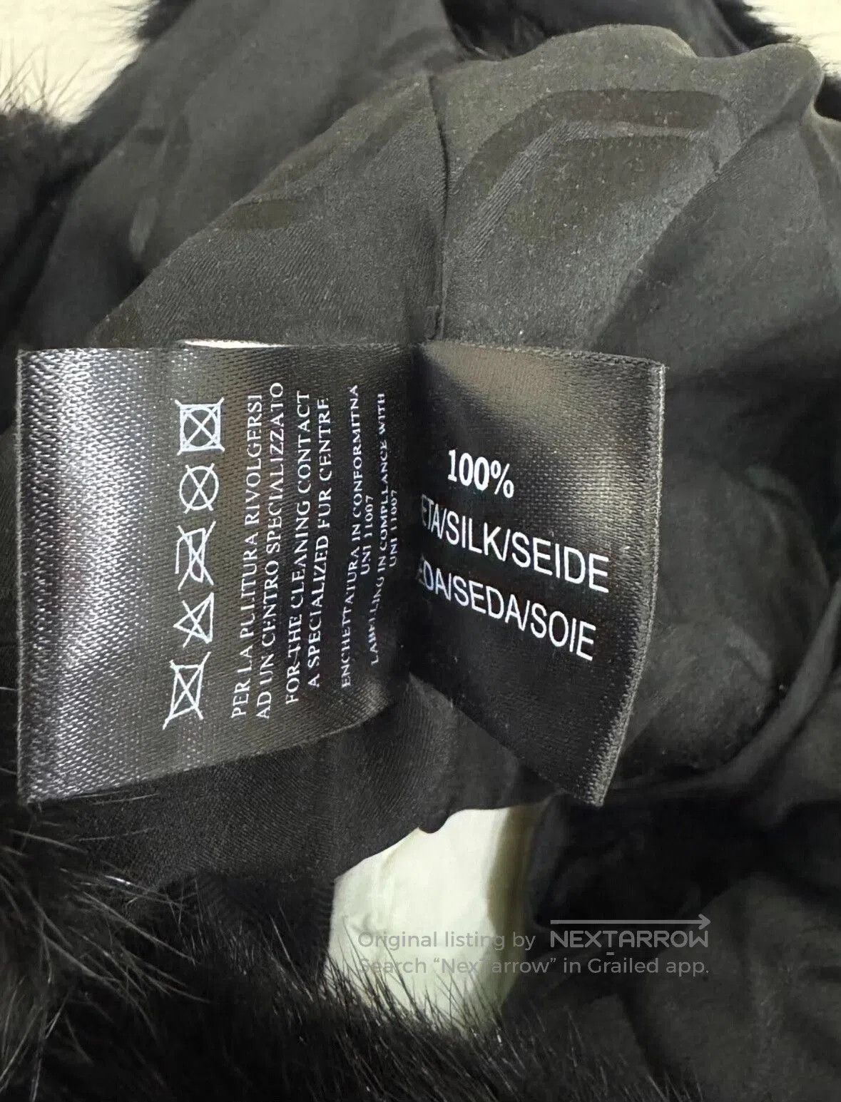 Simonetta Ravizza Simonetta Ravizza Black Fur Bag. Size ONE SIZE - 6 Thumbnail