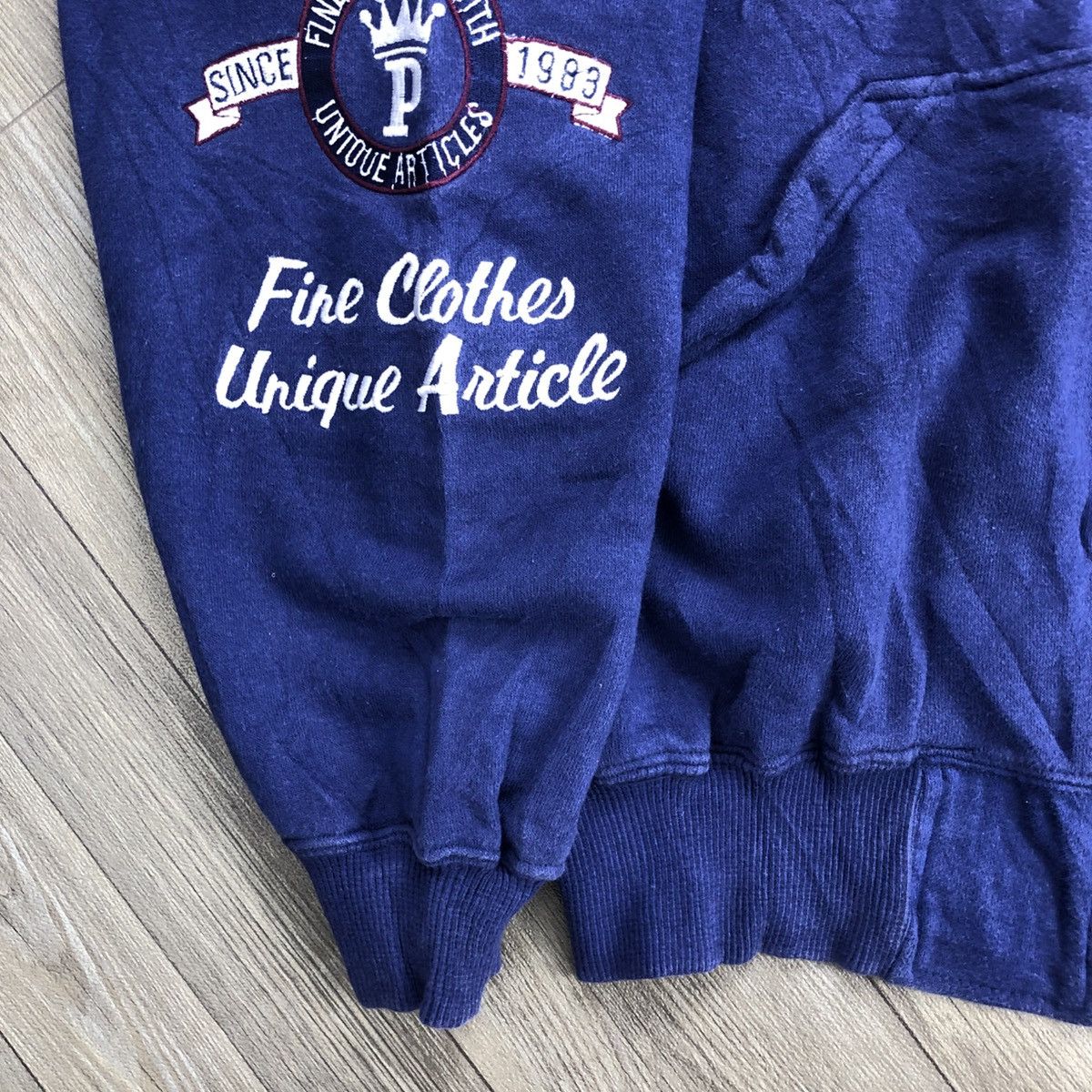 Japanese Brand × Vintage 1990s Vintage Posh Boy Staff Embroidered Zipper Hoodie Size US M / EU 48-50 / 2 - 5 Thumbnail