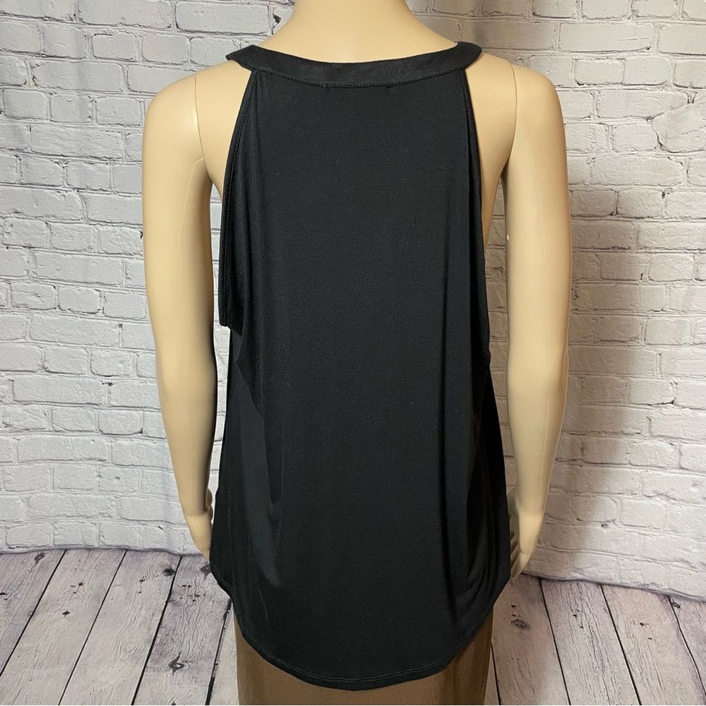 Other NWT New Cable & Gauge Sleeveless Embroidered Black Viscose Size XL / US 12-14 / IT 48-50 - 3 Thumbnail