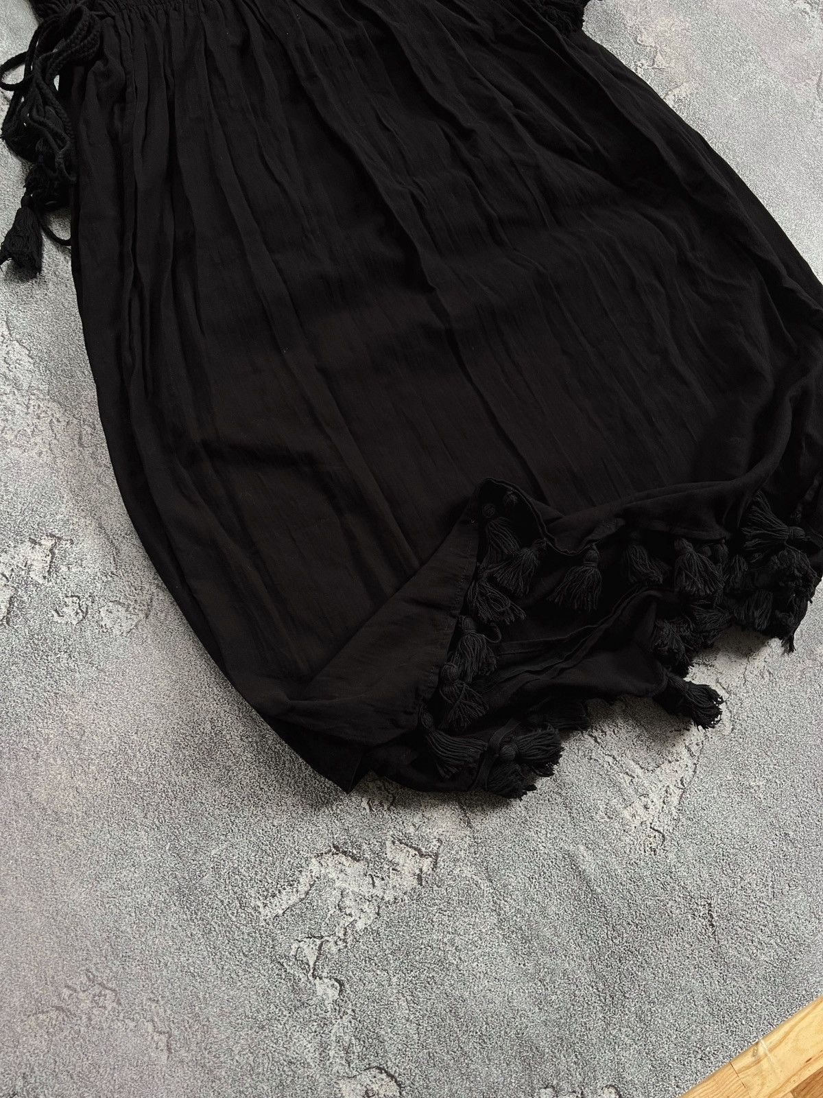 Apiece Apart × Vintage Vtg Apiece Apart New York Black Maxi Tank Dress Sleeveless Size S / US 4 / IT 40 - 3 Thumbnail