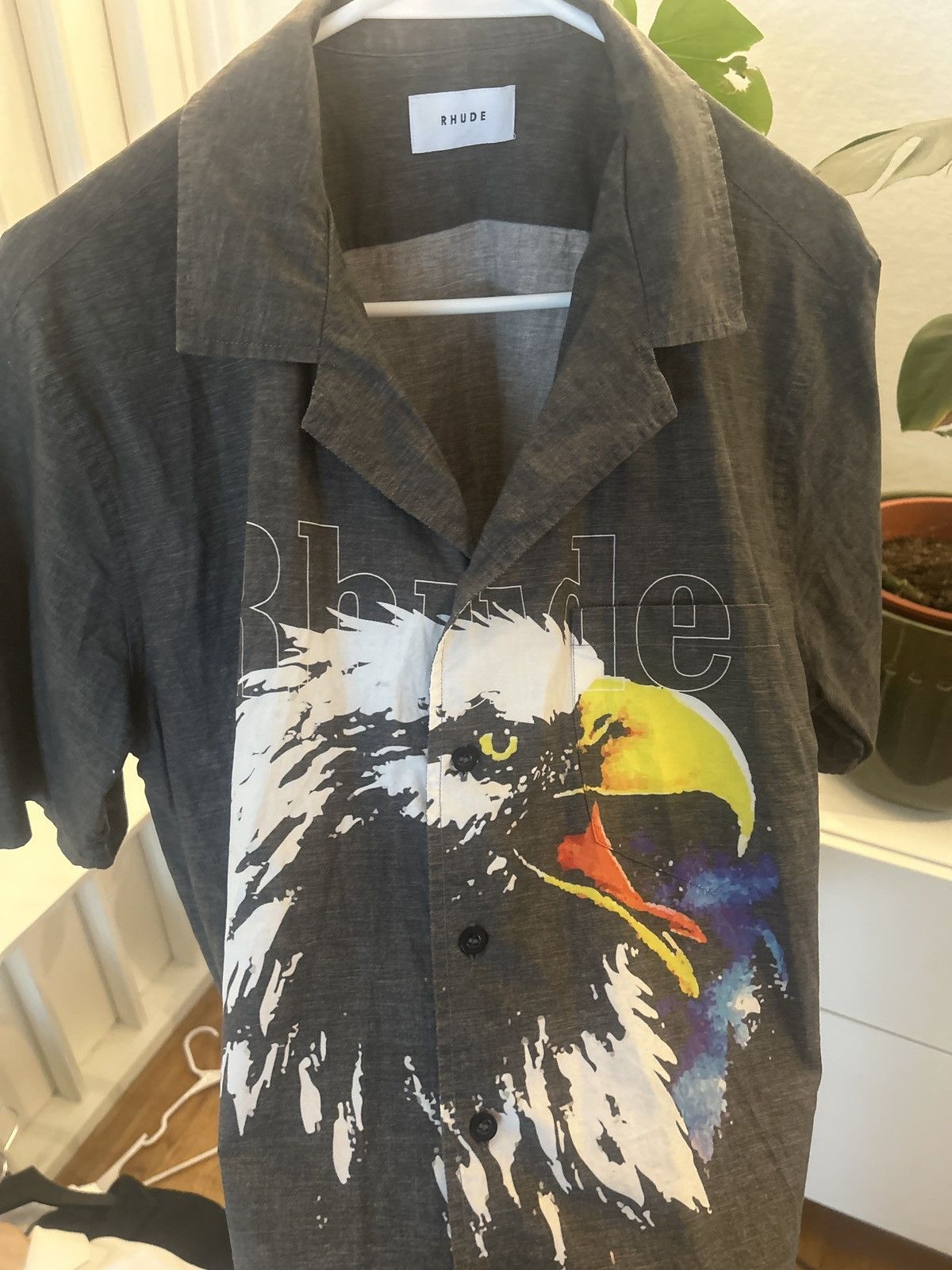 Rhude Rhude Eagle short-sleeve bowling shirt Size US M / EU 48-50 / 2 - 3 Thumbnail