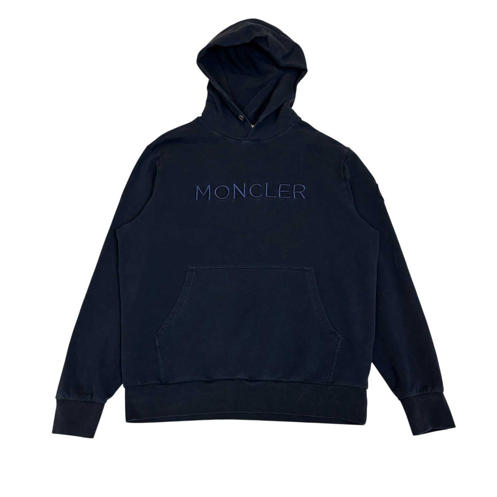 Moncler Moncler Navy Arc Logo Hoodie | Grailed