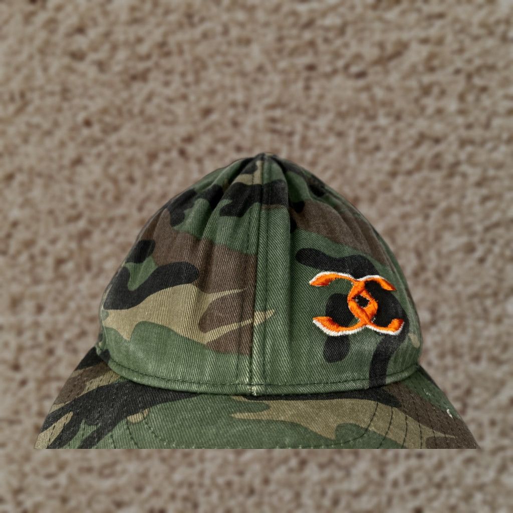 Lids LIDS Conviction Hat Cap Fitted Adult 7 1/8 Green Camo 100% Cotton Twill Baseball Cap Men Mens Size ONE SIZE - 1 Thumbnail