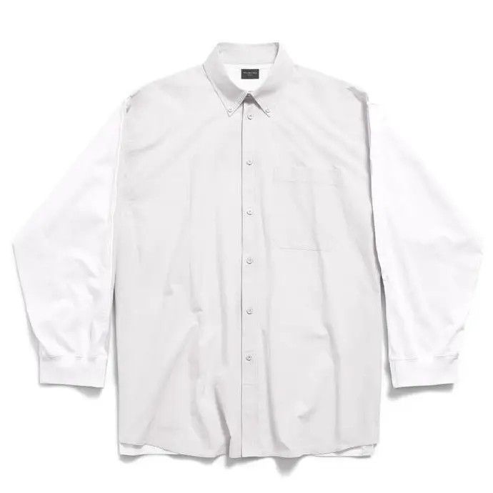 o1w1db11225 3B Sports Icon Hybrid Shirt Oversized in White