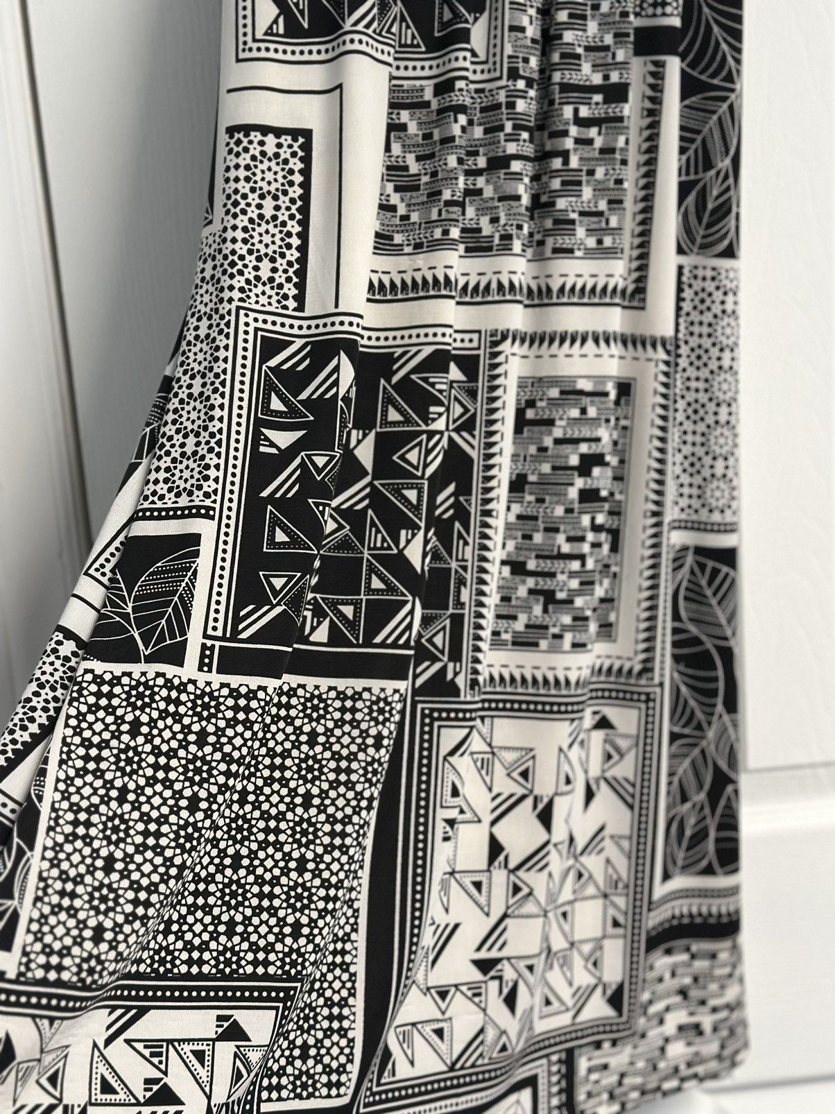 Other Vintage black and white print dress Size M / US 6-8 / IT 42-44 - 3 Thumbnail