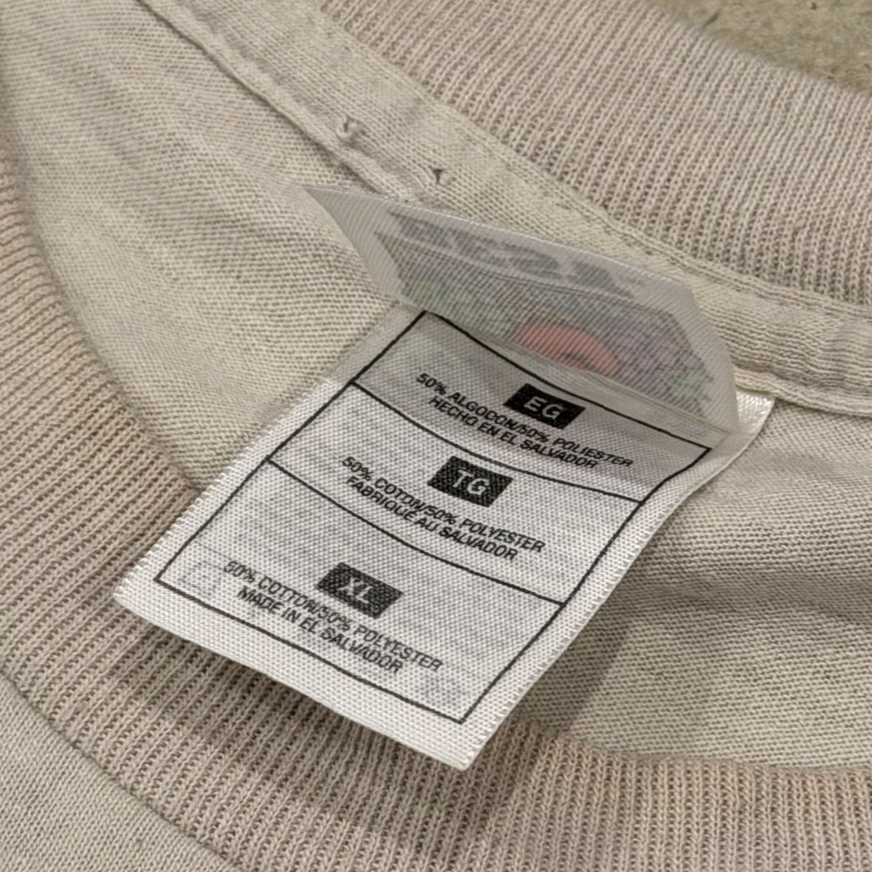 Vintage VINTAGE Wolf T-Shirt 90s Elk Wolf Nature Tee Mens XL Beige Mens XL 90s Beige Size US XL / EU 56 / 4 - 3 Thumbnail