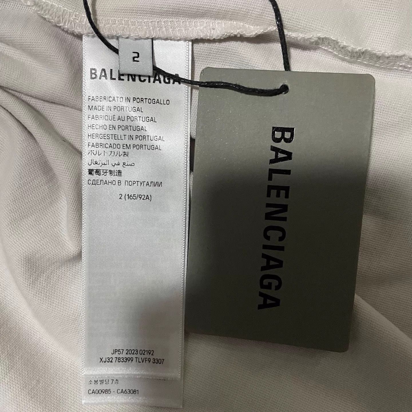 Balenciaga Balenciaga 24SS Double Ring LS Hem-Destroyed Short 2 NWT Size XS / US 0-2 / IT 36-38 - 4 Thumbnail