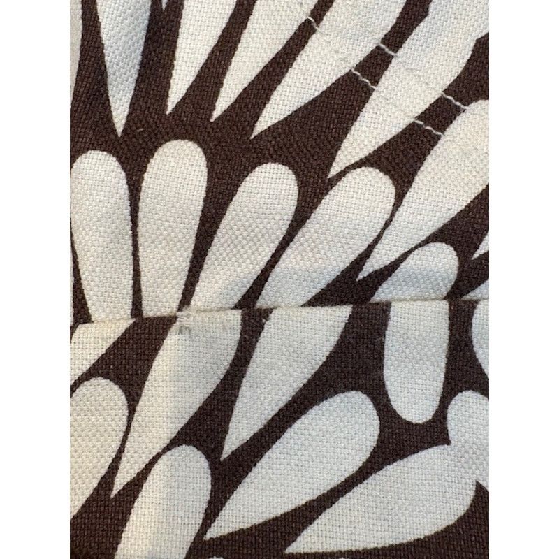 Tory Burch Tory Burch Brown & White Sleeveless Linen Mini Dress Size S / US 4 / IT 40 - 7 Thumbnail