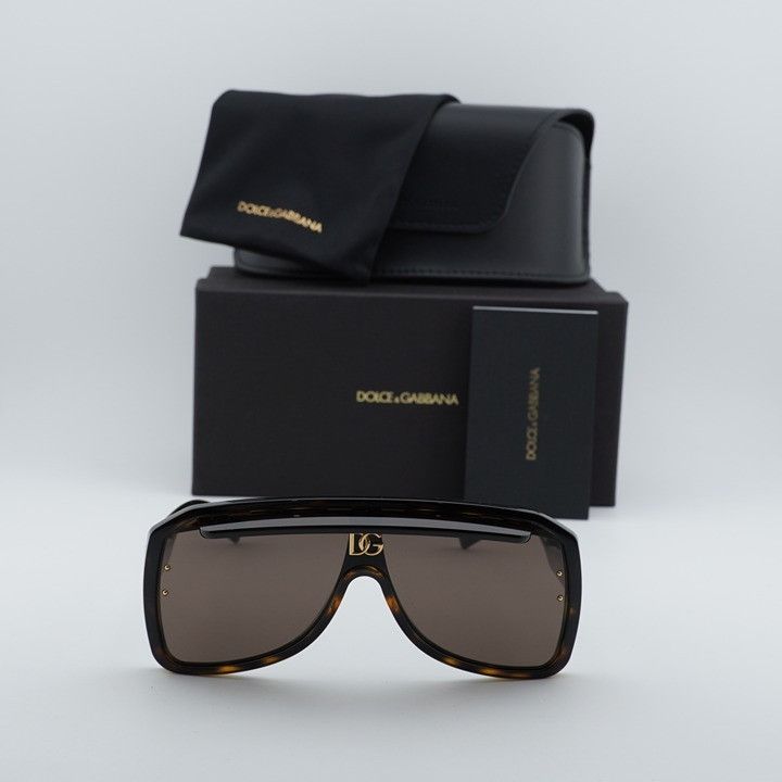 Dolce & Gabbana Dolce & Gabbana DG6205 502/73 Sunglasses Havana Square Frame Size ONE SIZE - 11 Thumbnail